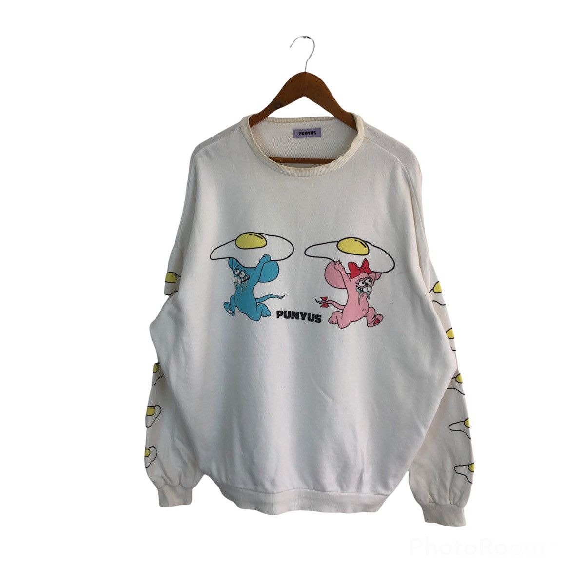 Japanese Brand VINTAGE PUNYUS SWEATSHIRT BIG LOGO STREETWEAR STYLE Size US L / EU 52-54 / 3 - 1 Thumbnail