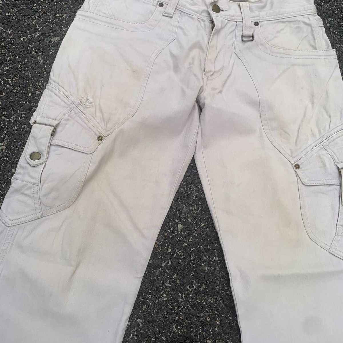 Japanese Brand Utility Tactical A.V.V Homme Cargo Pants Waist 31 Size US 31 - 5 Thumbnail