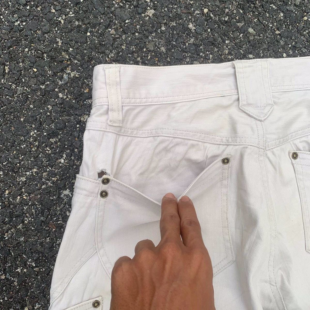 Japanese Brand Utility Tactical A.V.V Homme Cargo Pants Waist 31 Size US 31 - 10 Thumbnail