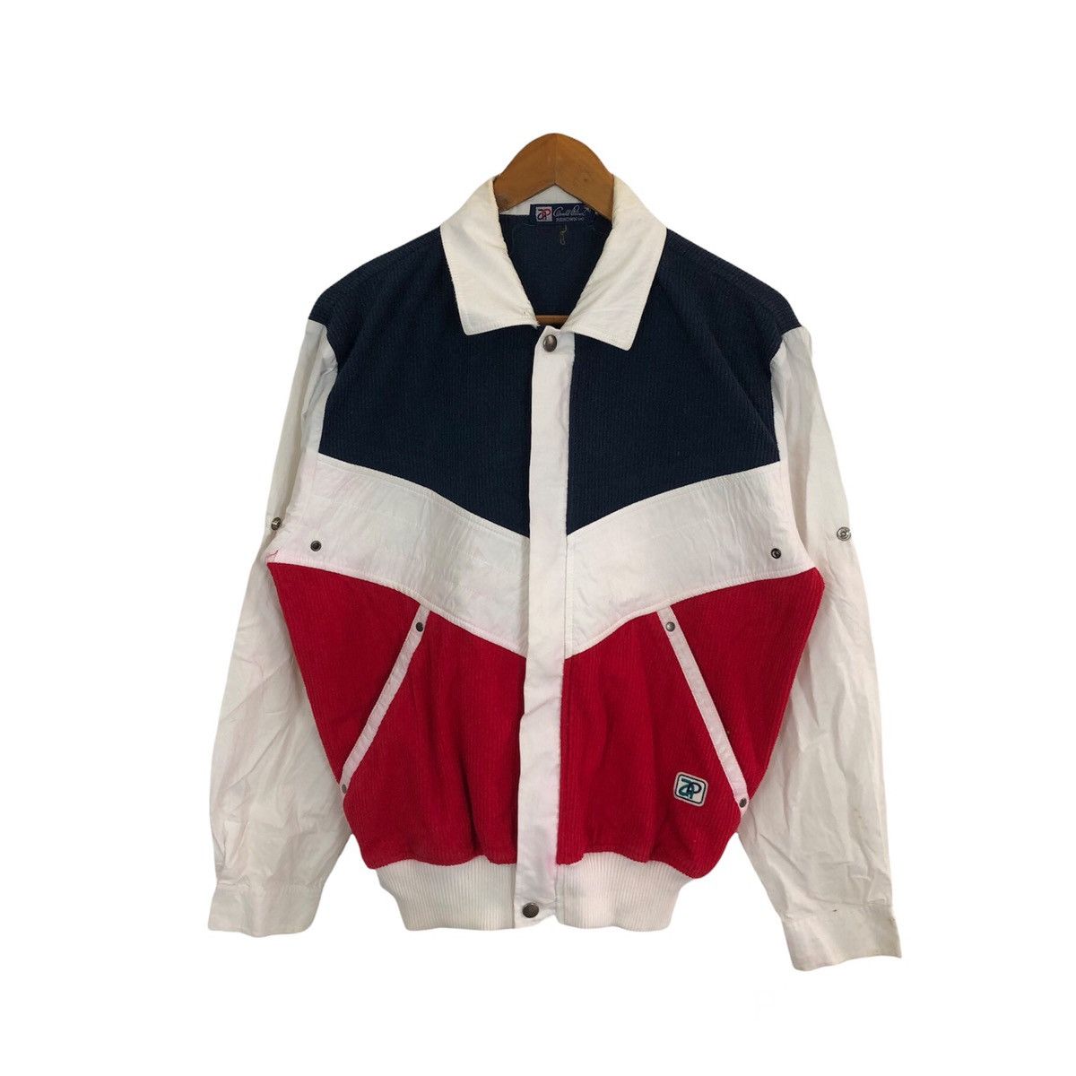 Japanese Brand VINTAGE ARNOLD PALMER MULTI COLOUR BOMBER JACKET Size US M / EU 48-50 / 2 - 1 Thumbnail