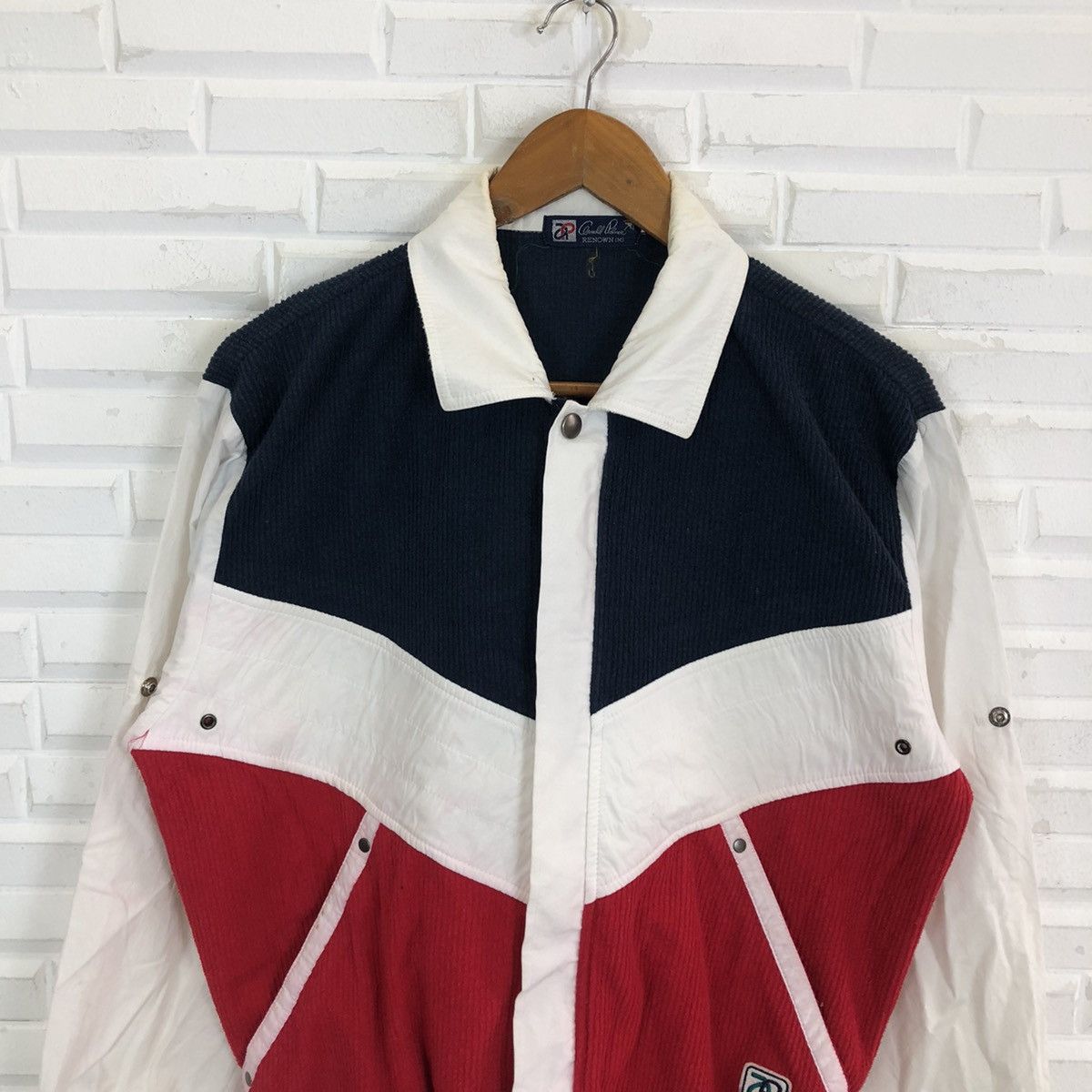 Japanese Brand VINTAGE ARNOLD PALMER MULTI COLOUR BOMBER JACKET Size US M / EU 48-50 / 2 - 3 Thumbnail