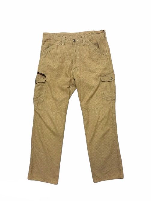Japanese Brand × OVER THE STRiPES Vintage Dogman Hickory Stripe Workwear Trousers Cargo Pants Size US 32 / EU 48 - 1 Thumbnail