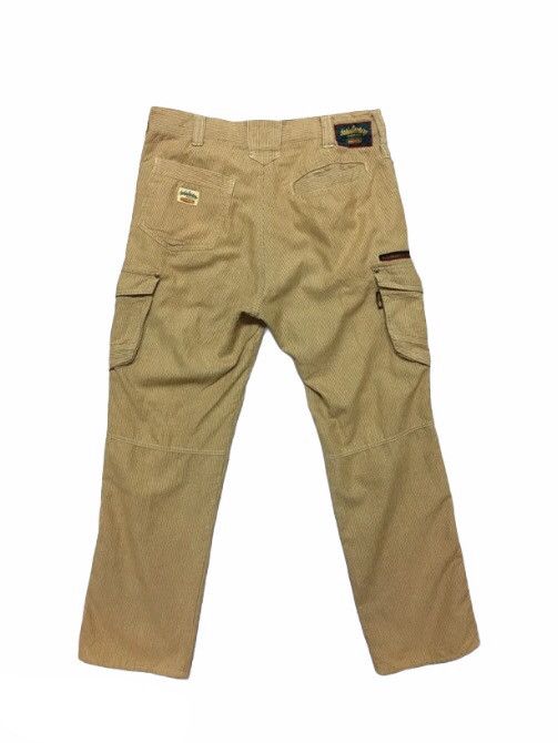 Japanese Brand × OVER THE STRiPES Vintage Dogman Hickory Stripe Workwear Trousers Cargo Pants Size US 32 / EU 48 - 2 Thumbnail