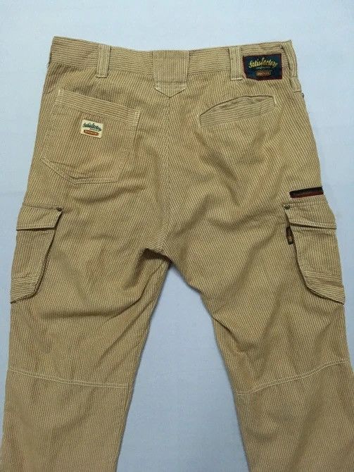 Japanese Brand × OVER THE STRiPES Vintage Dogman Hickory Stripe Workwear Trousers Cargo Pants Size US 32 / EU 48 - 5 Thumbnail