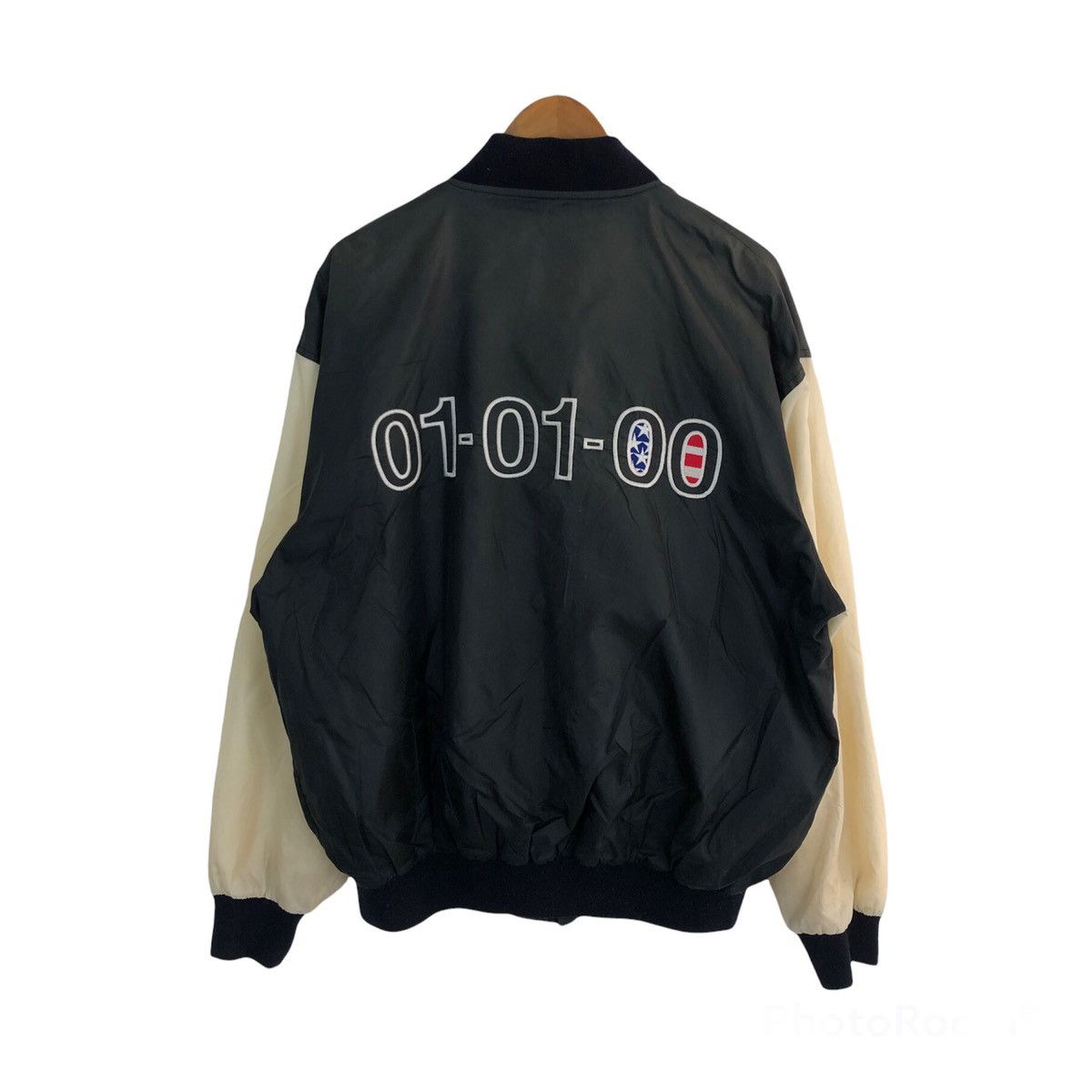 Japanese Brand VINTAGE 01-01-00 BOMBER JACKET BIG LOGO Size US M / EU 48-50 / 2 - 1 Thumbnail