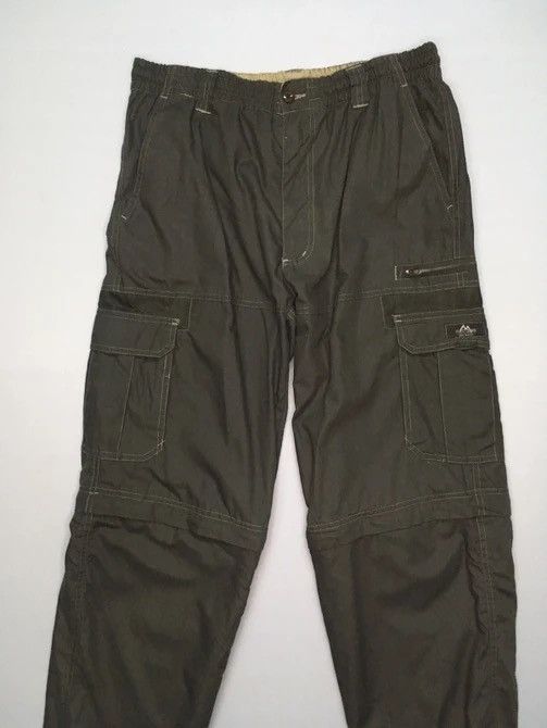 First MFG Co. × Vintage FirstDown TwoWay Utility Baggy Hiking Cargo Drawstring Pants Size US 32 / EU 48 - 3 Thumbnail
