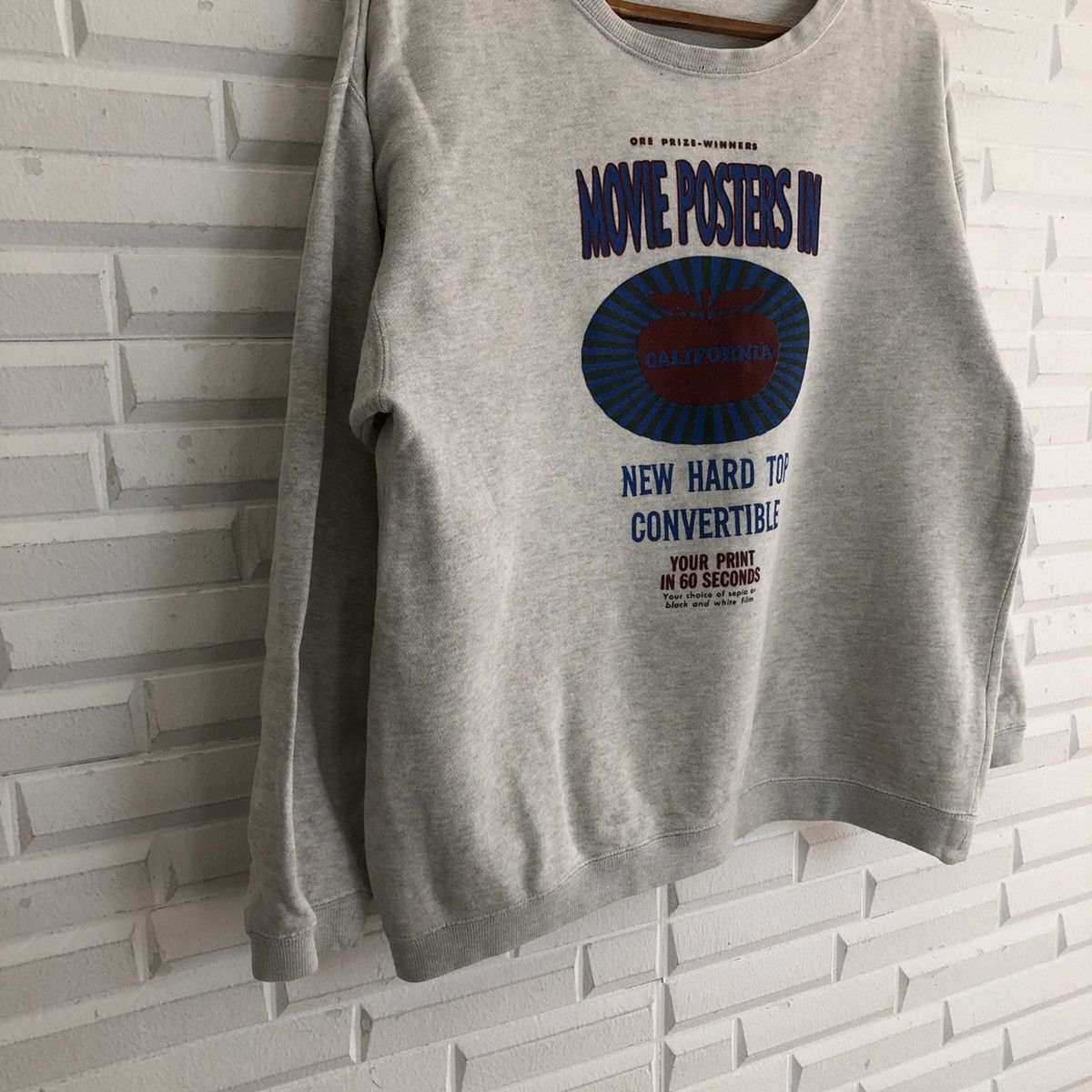 Japanese Brand VINTAGE MOVIE POSTERS IN CALIFORNIA SWEATSHIRT BIG LOGO Size US M / EU 48-50 / 2 - 4 Thumbnail
