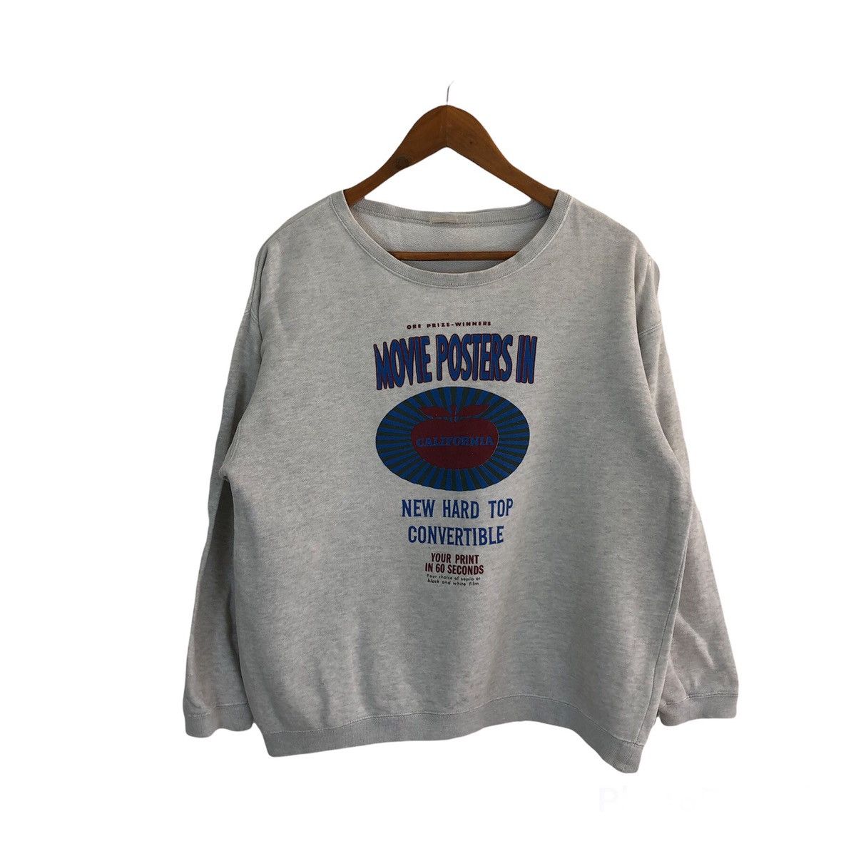 Japanese Brand VINTAGE MOVIE POSTERS IN CALIFORNIA SWEATSHIRT BIG LOGO Size US M / EU 48-50 / 2 - 1 Thumbnail