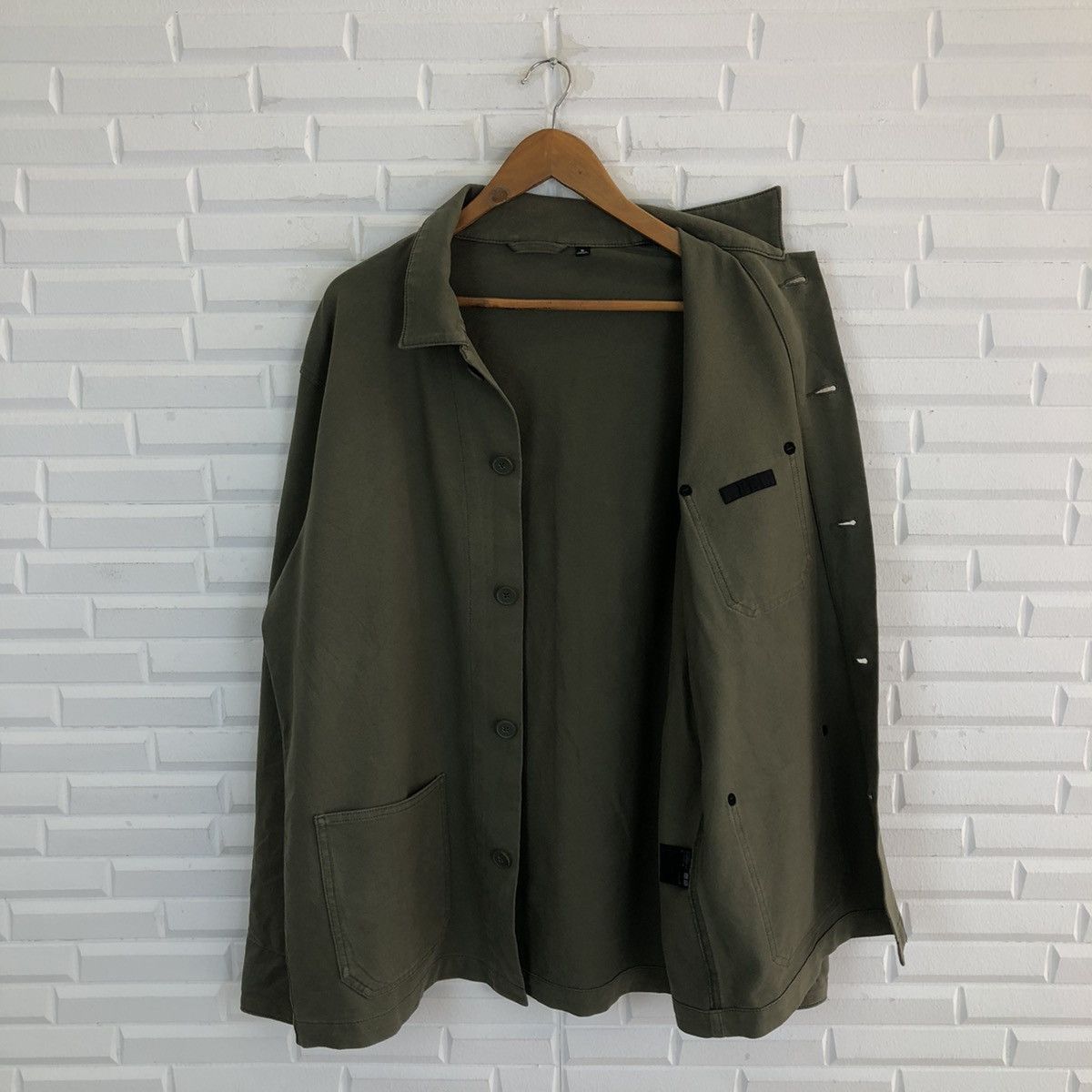 Japanese Brand VINTAGE HIKORY CHORE JACKET MULTI POCKET UNIQLO Size US XL / EU 56 / 4 - 9 Thumbnail