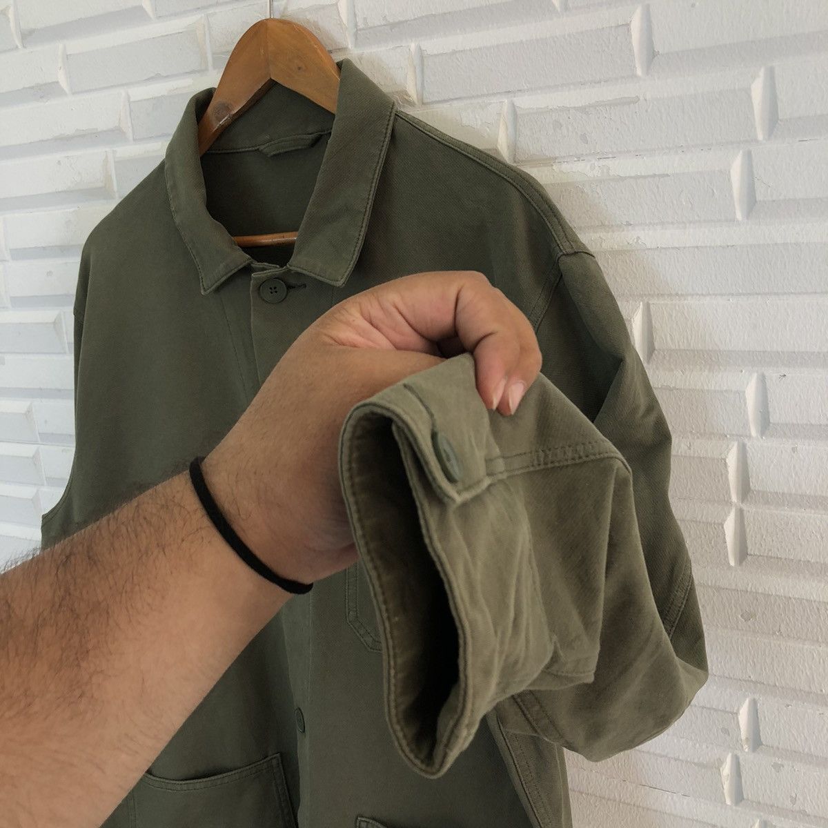 Japanese Brand VINTAGE HIKORY CHORE JACKET MULTI POCKET UNIQLO Size US XL / EU 56 / 4 - 6 Thumbnail