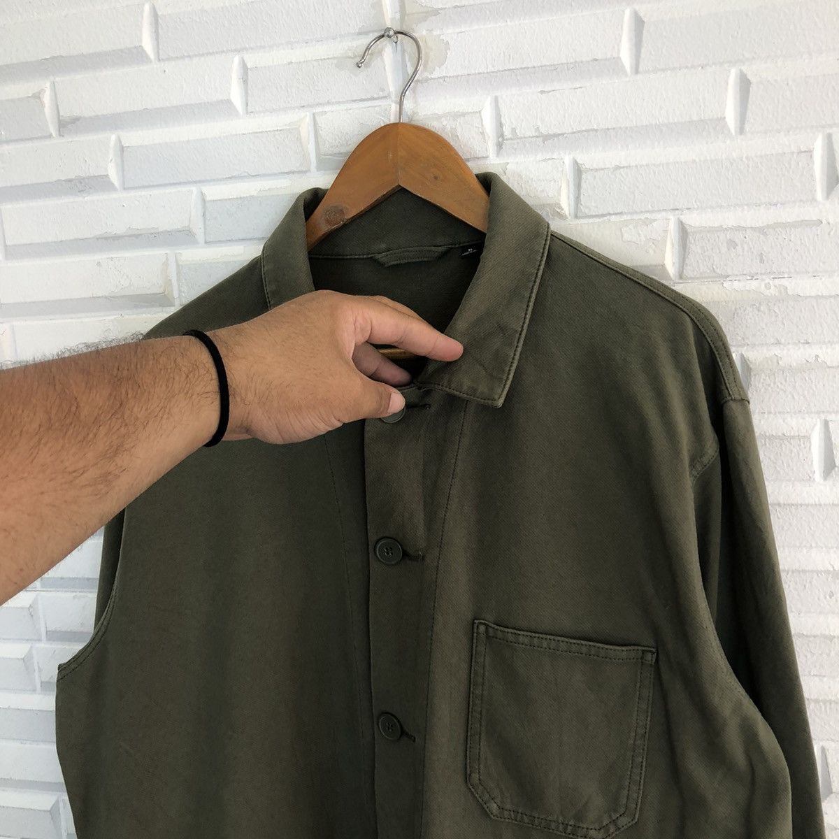 Japanese Brand VINTAGE HIKORY CHORE JACKET MULTI POCKET UNIQLO Size US XL / EU 56 / 4 - 5 Thumbnail