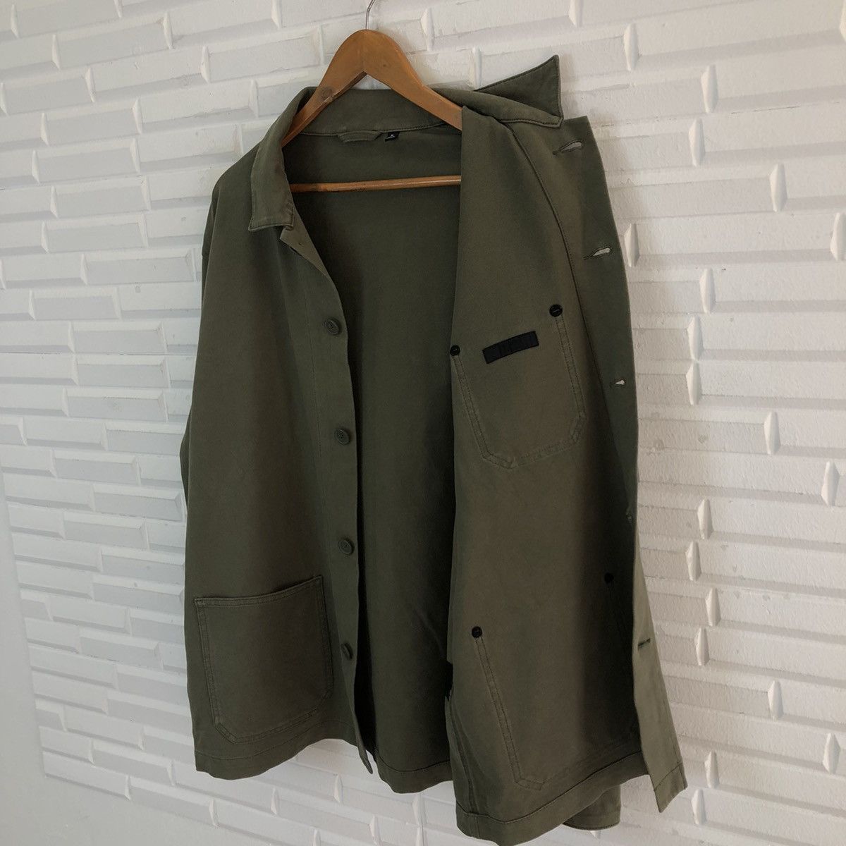 Japanese Brand VINTAGE HIKORY CHORE JACKET MULTI POCKET UNIQLO Size US XL / EU 56 / 4 - 10 Thumbnail