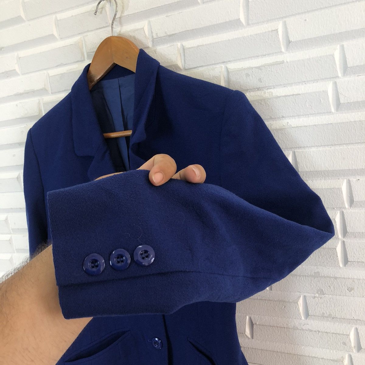 Japanese Brand DOUBLE BREAST JACKET COMPOSITION BY KENZO RARE COLOUR Size US S / EU 44-46 / 1 - 7 Thumbnail