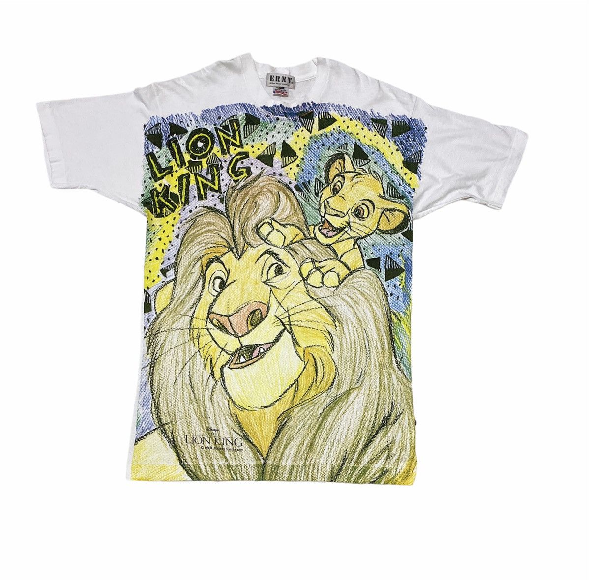Disney Rare Vintage 90’s Lion King Walt Disney Full Print Shirt Size US L / EU 52-54 / 3 - 1 Thumbnail