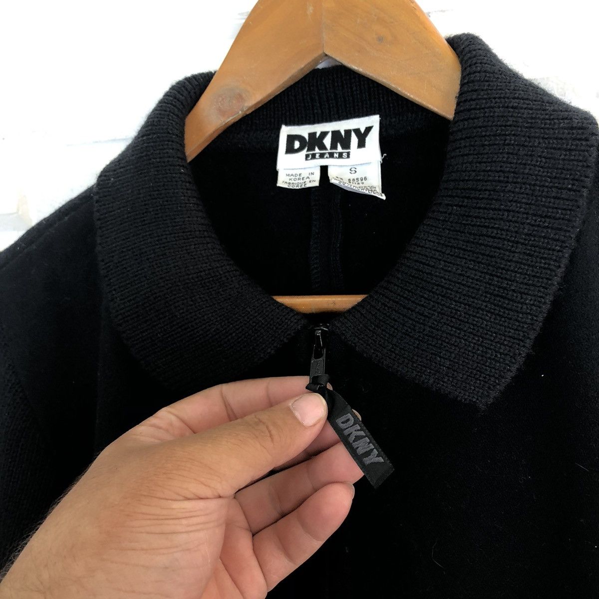DKNY RARE ULTIMATE BLACK CROPPED ZIPPER JACKET DKNY Size US S / EU 44-46 / 1 - 7 Thumbnail
