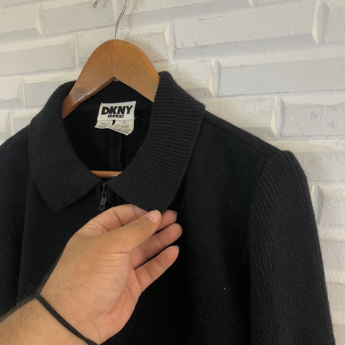 DKNY RARE ULTIMATE BLACK CROPPED ZIPPER JACKET DKNY Size US S / EU 44-46 / 1 - 6 Thumbnail