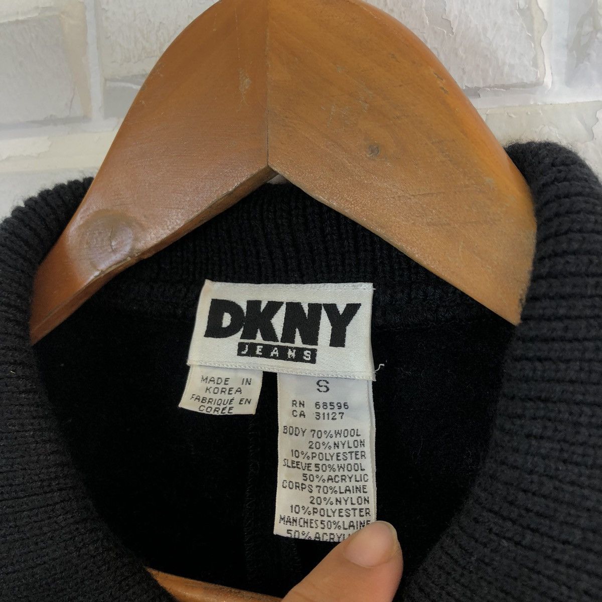 DKNY RARE ULTIMATE BLACK CROPPED ZIPPER JACKET DKNY Size US S / EU 44-46 / 1 - 8 Thumbnail