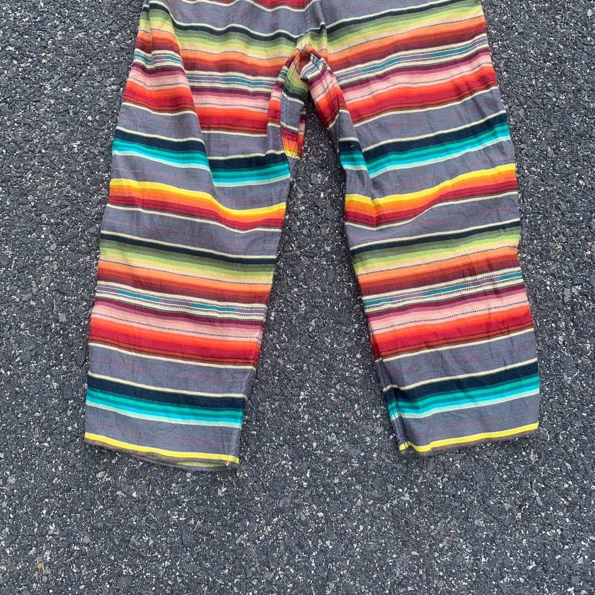 Japanese Brand × Vintage × Wild Things Vintage Rainbow Striped Wild Things Spring Waist Sweat Pants Size US 30 / EU 46 - 16 Thumbnail