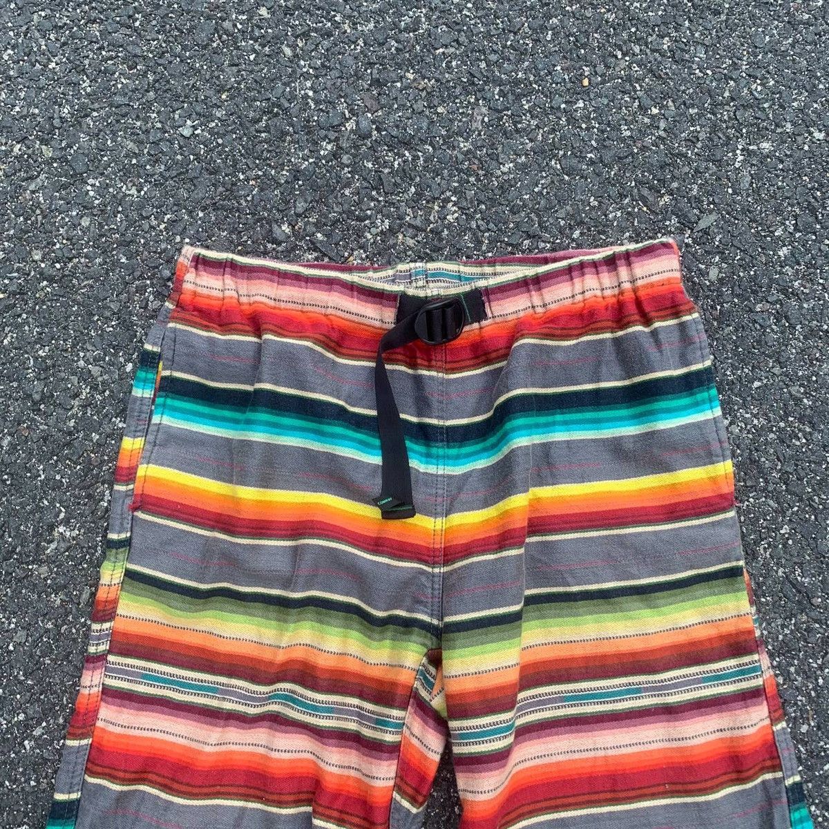 Japanese Brand × Vintage × Wild Things Vintage Rainbow Striped Wild Things Spring Waist Sweat Pants Size US 30 / EU 46 - 3 Thumbnail