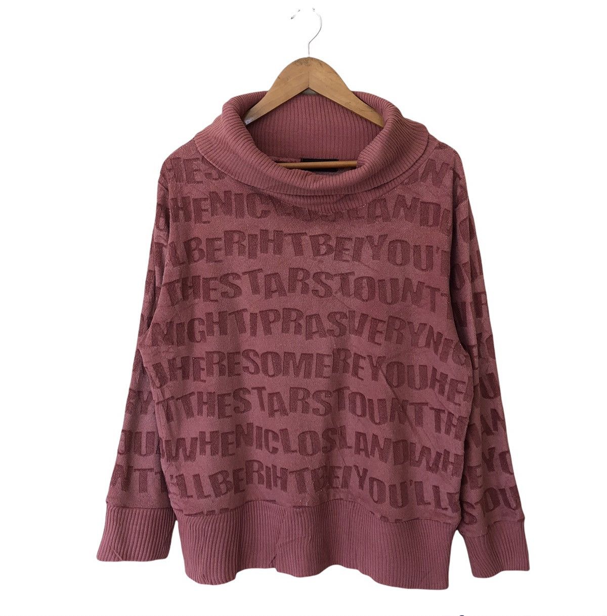 TURTLE NECK SWEATSHIRT FULL PRINT IMANA