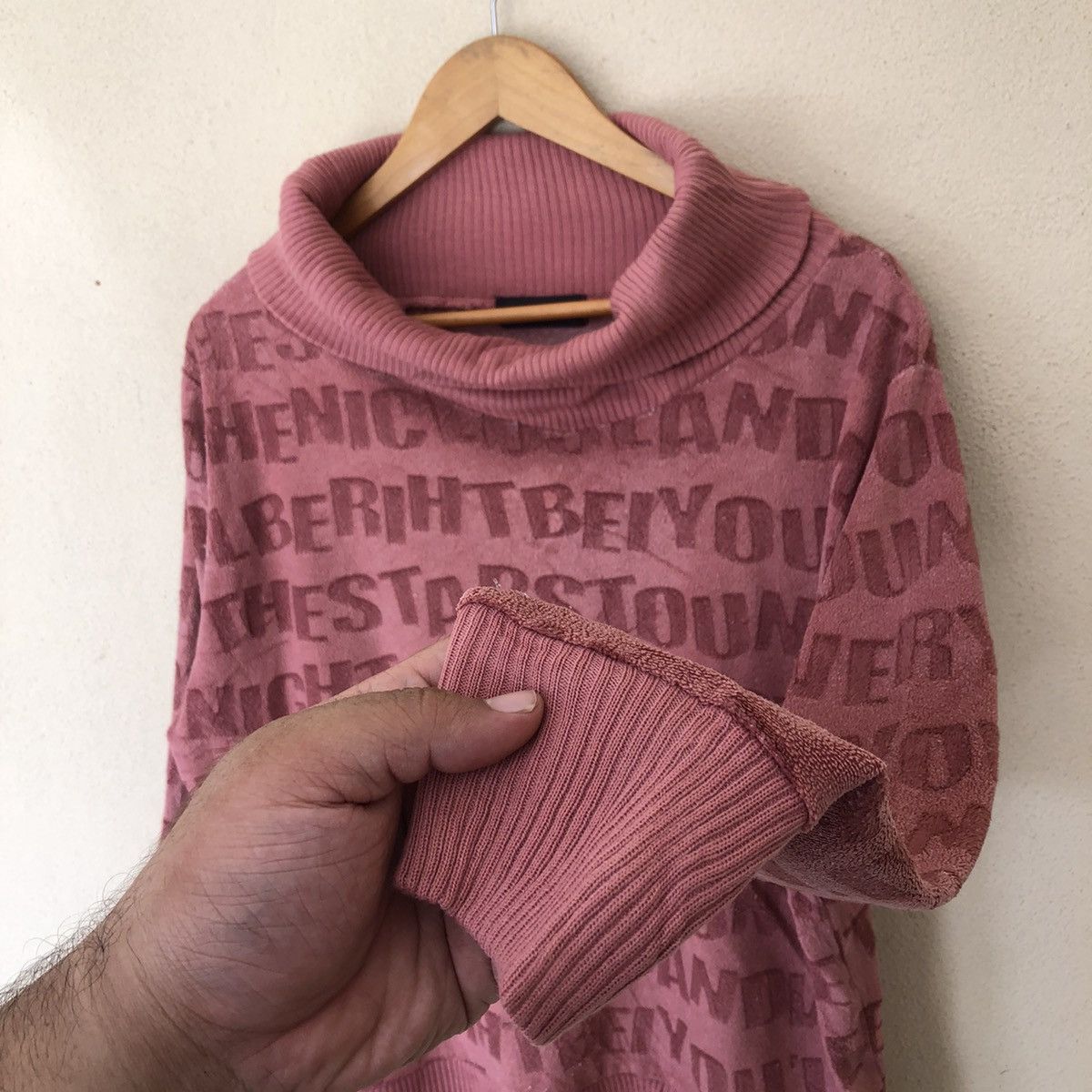 Japanese Brand TURTLE NECK SWEATSHIRT FULL PRINT IMANA Size US L / EU 52-54 / 3 - 5 Thumbnail