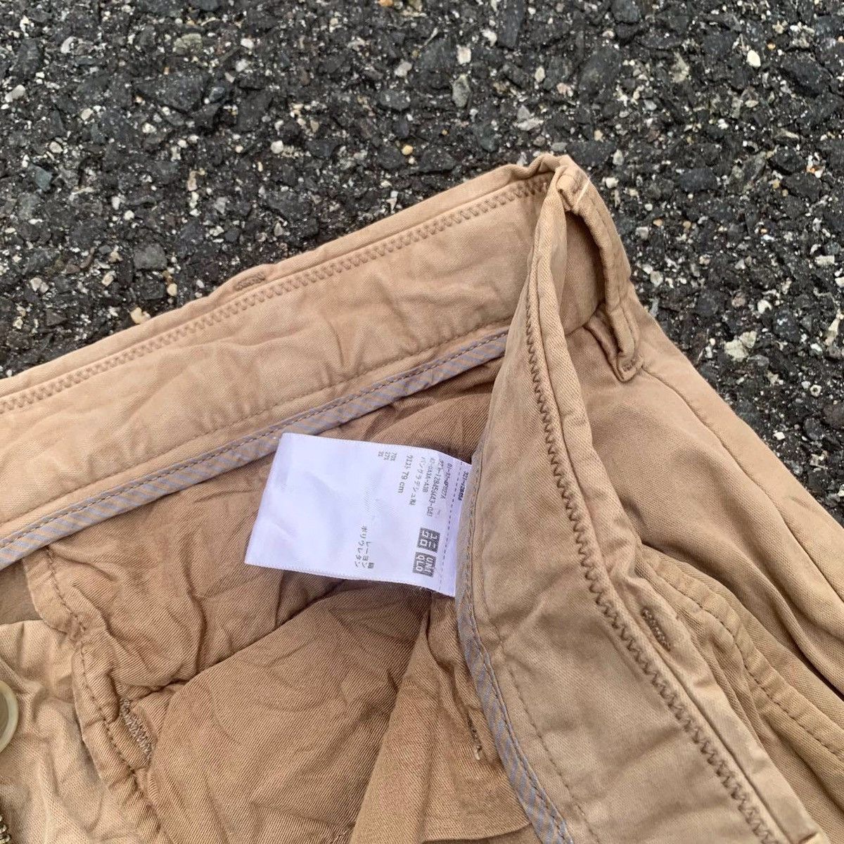 Japanese Brand × Uniqlo × Vintage Uniqlo Japan Utility Tactical Faded Multi Pocket Pants W31 Size US 31 - 6 Thumbnail