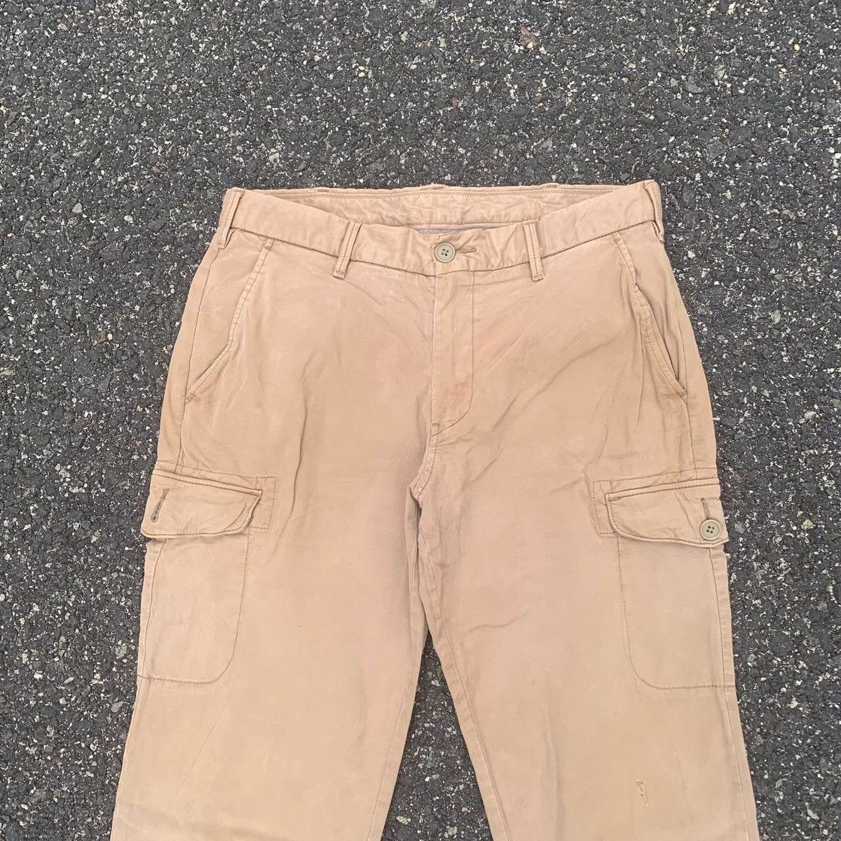 Japanese Brand × Uniqlo × Vintage Uniqlo Japan Utility Tactical Faded Multi Pocket Pants W31 Size US 31 - 3 Thumbnail