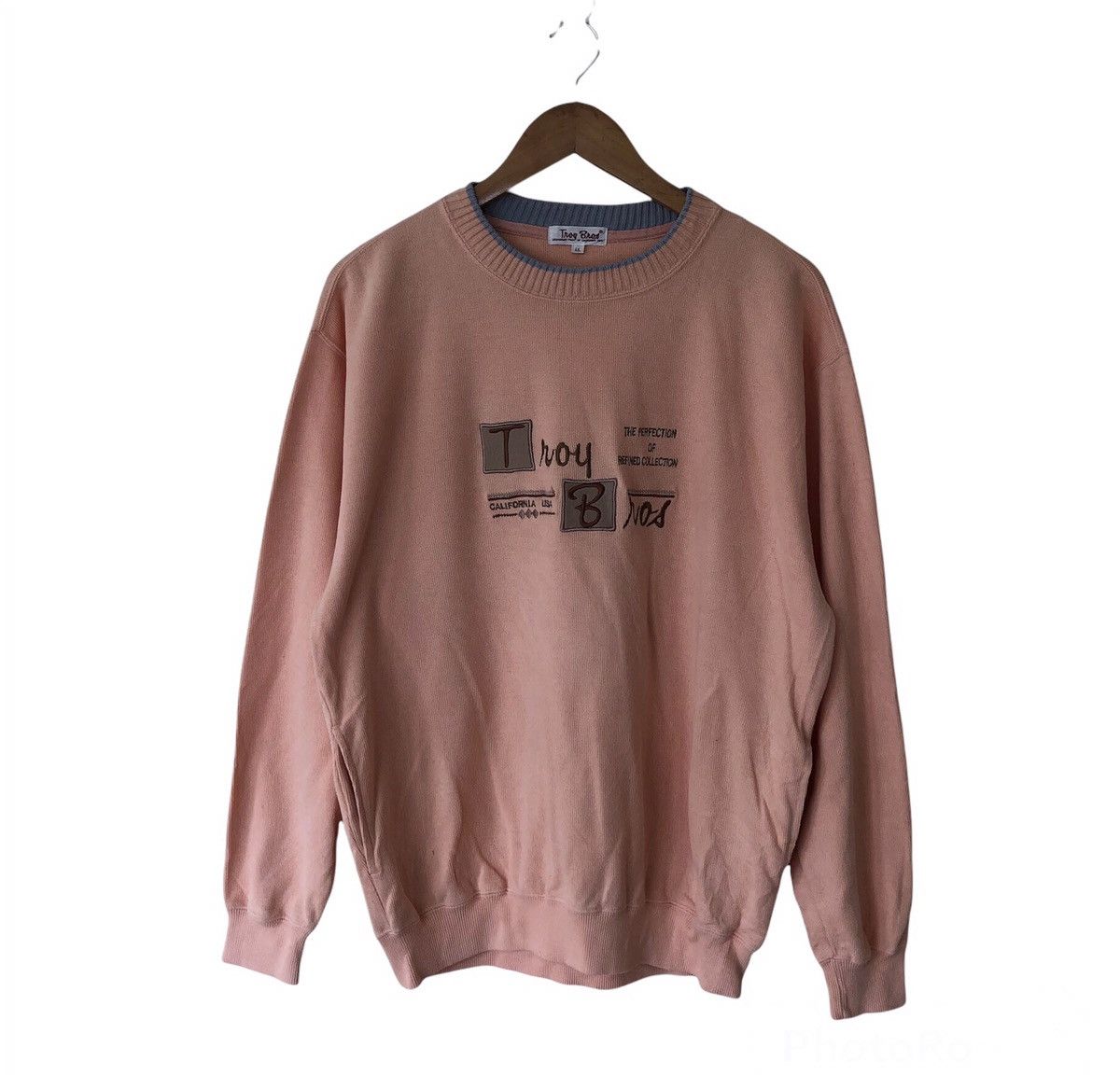 VINTAGE SWEATSHIRT TROY BROS BIG LOGO