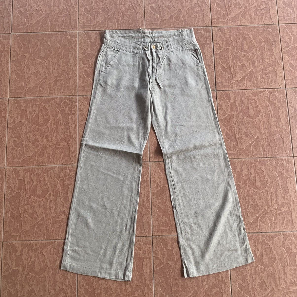 Japanese Brand 💥SICKS💥JAPANESE VINTAGE WIDE LEGS TROUSERS WOMEN MCM PANTS Size 30" / US 8 / IT 44 - 1 Thumbnail