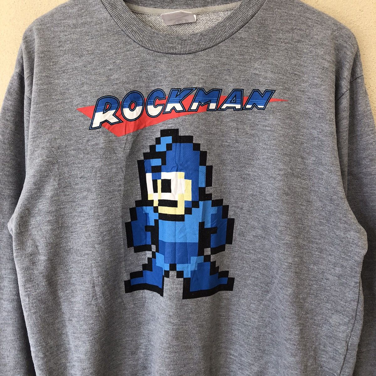 Japanese Brand ROCK MAN BIG LOGO MIRROR SWEATSHIRT Size US L / EU 52-54 / 3 - 6 Thumbnail