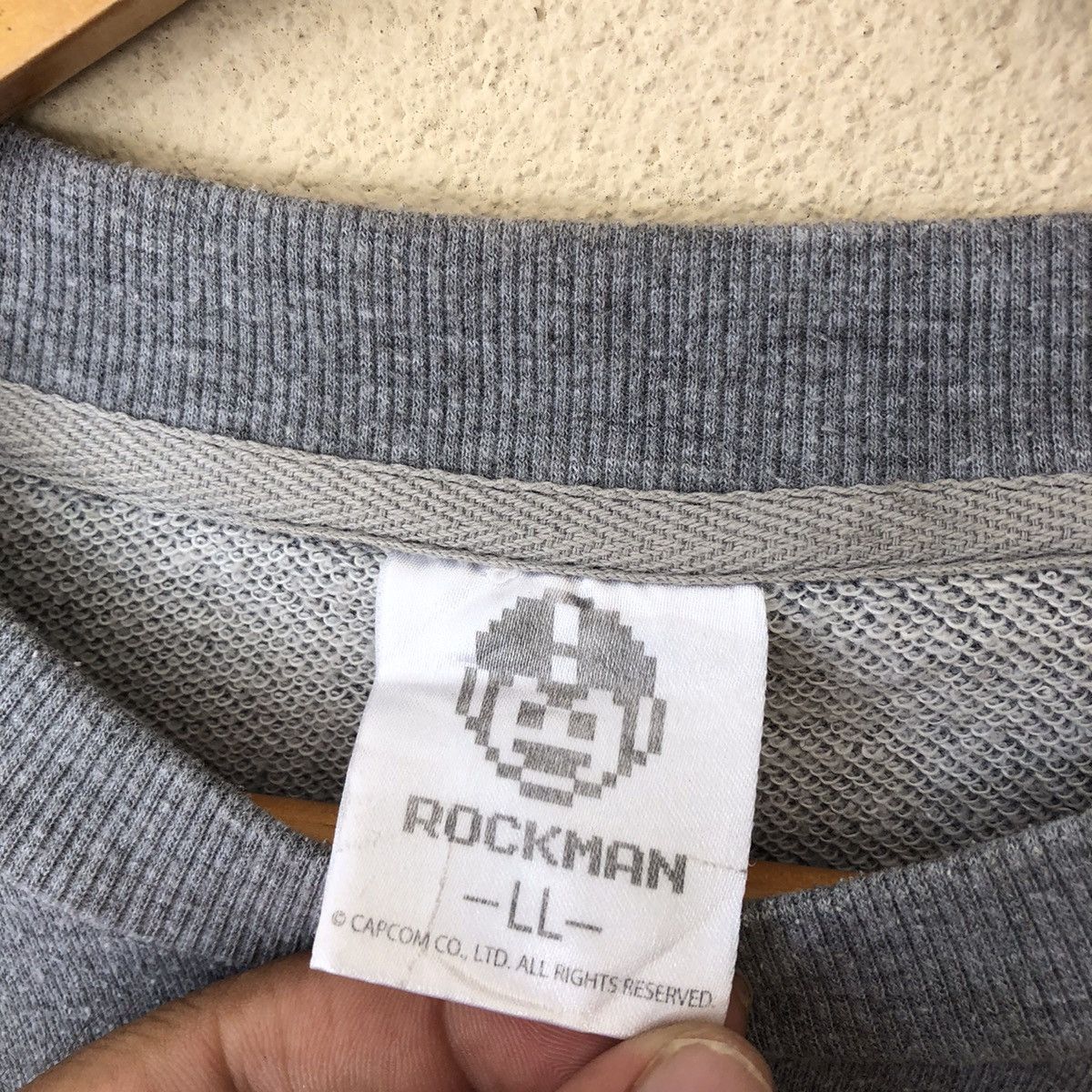 Japanese Brand ROCK MAN BIG LOGO MIRROR SWEATSHIRT Size US L / EU 52-54 / 3 - 11 Thumbnail