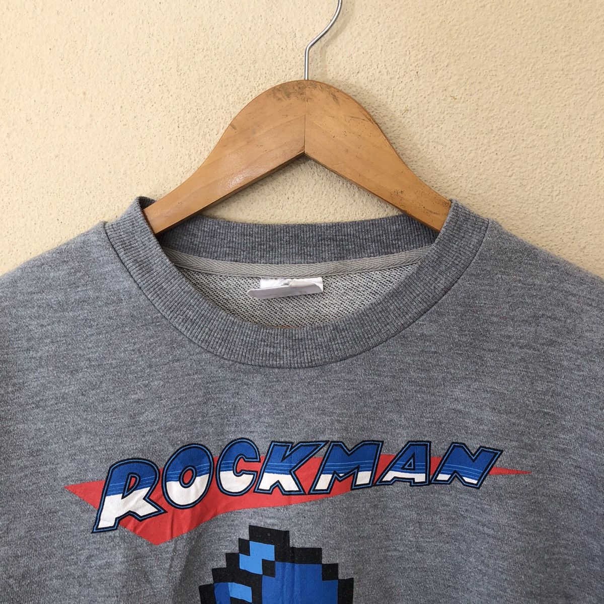 Japanese Brand ROCK MAN BIG LOGO MIRROR SWEATSHIRT Size US L / EU 52-54 / 3 - 5 Thumbnail
