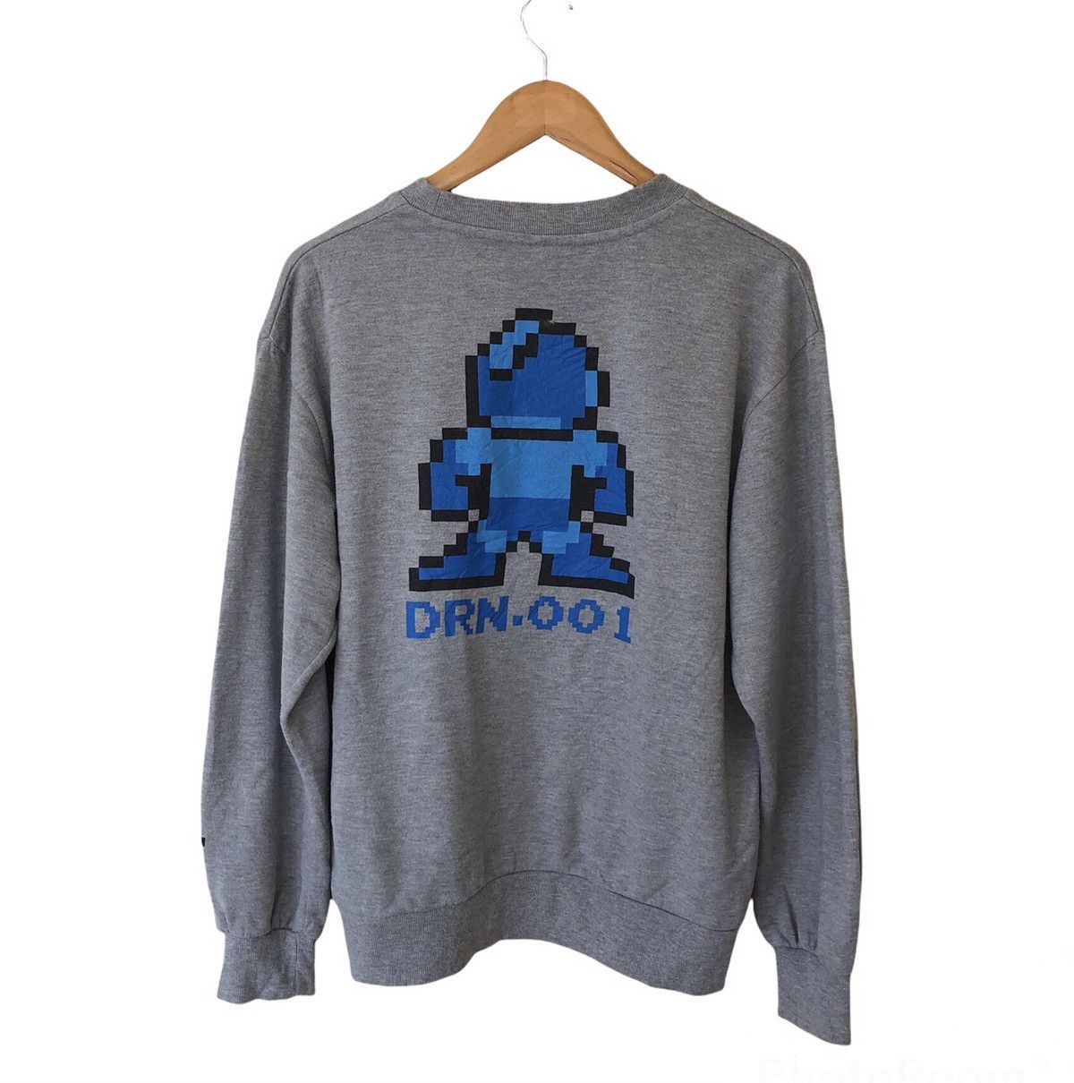 Japanese Brand ROCK MAN BIG LOGO MIRROR SWEATSHIRT Size US L / EU 52-54 / 3 - 2 Thumbnail