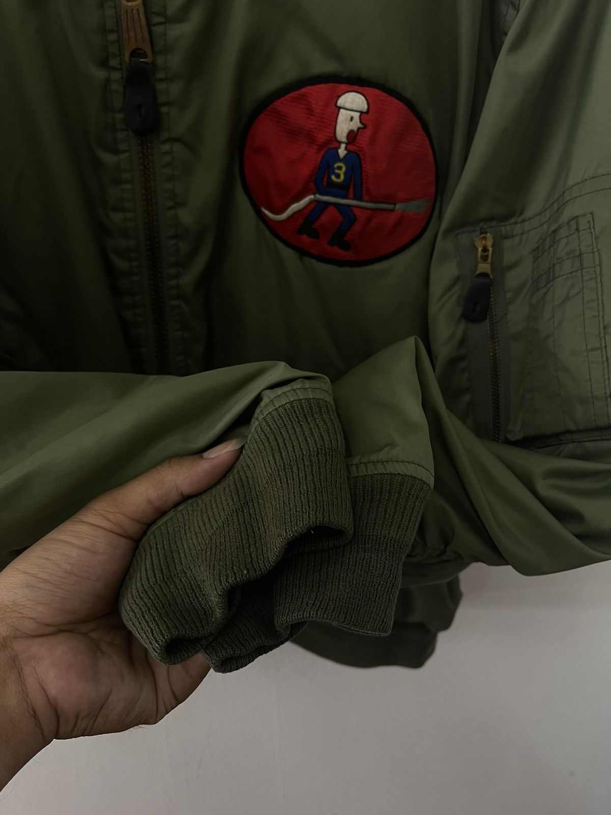 Japanese Brand × Vintage Vintage Military Riversible Bomber Jacket Size US L / EU 52-54 / 3 - 5 Thumbnail