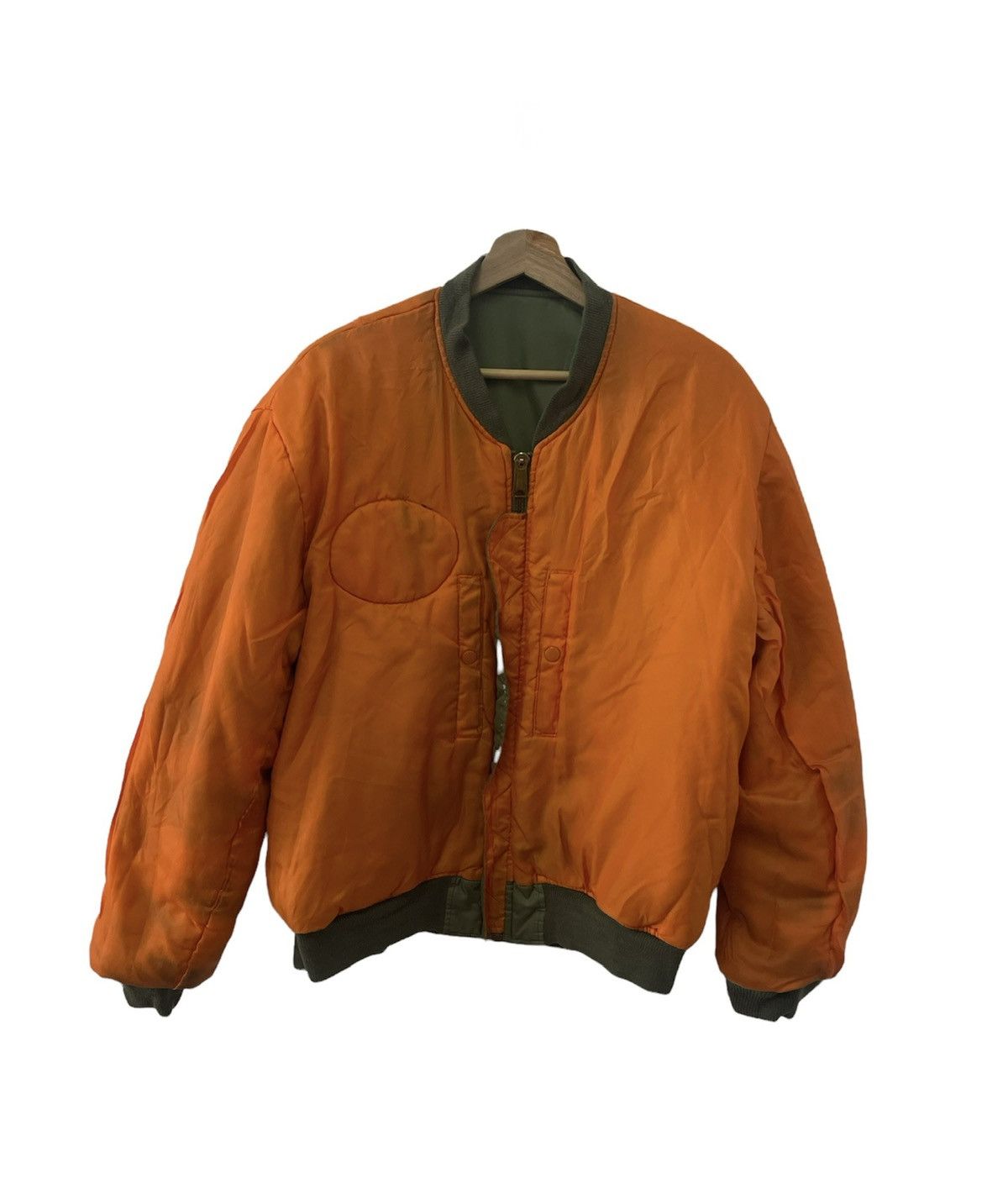 Japanese Brand × Vintage Vintage Military Riversible Bomber Jacket Size US L / EU 52-54 / 3 - 8 Thumbnail