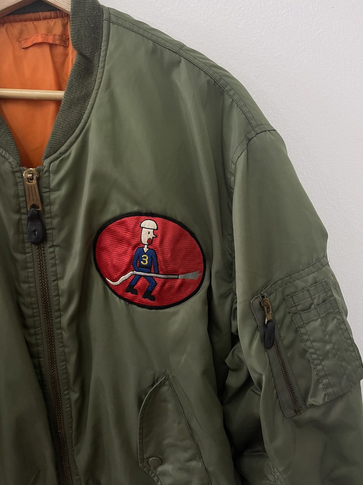 Japanese Brand × Vintage Vintage Military Riversible Bomber Jacket Size US L / EU 52-54 / 3 - 2 Thumbnail