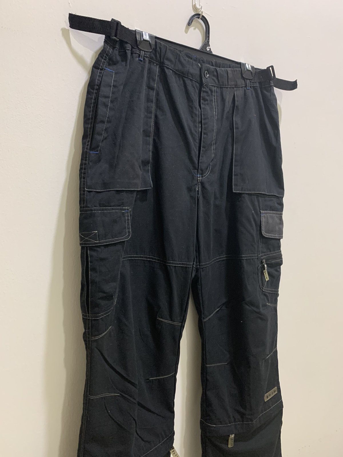 Goretex EFJP Baggy MultiPocket Buckle Bondage Cargo Hiking CropPant Size 35" - 6 Thumbnail