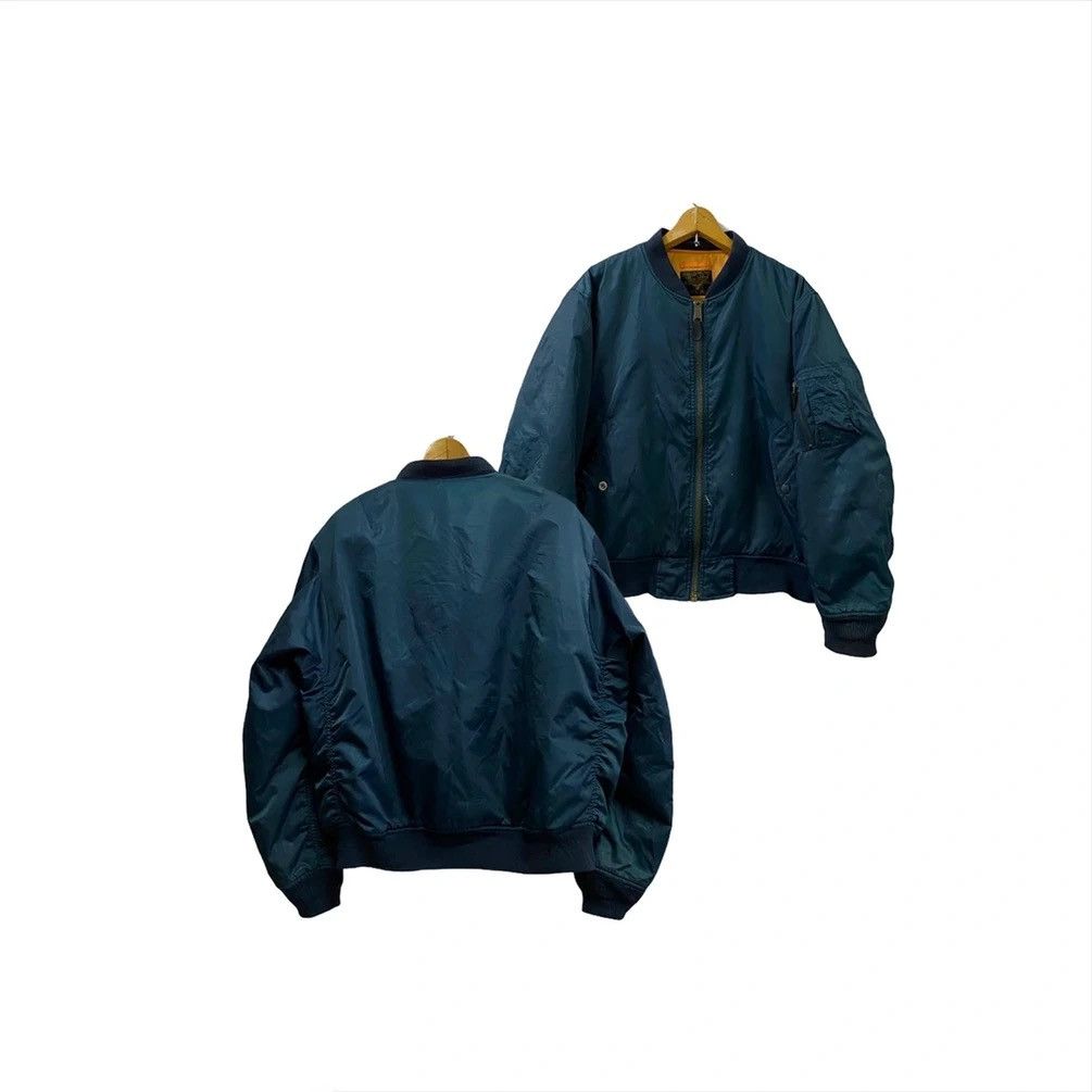 VTG FLIGHT JACKET FLYING MEN’S DISTRESSED DARK GREEN