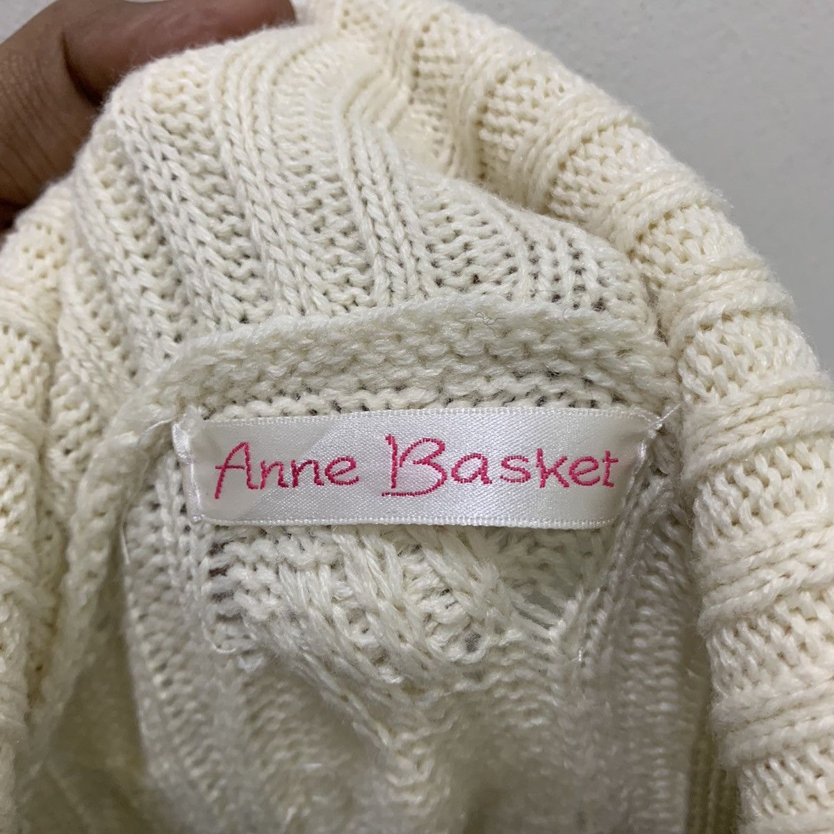 Aran Isles Knitwear × Designer ANNEBASKET Aran Twist Cable Crochet Turtleneck Knit Sweater Size US M / EU 48-50 / 2 - 11 Thumbnail