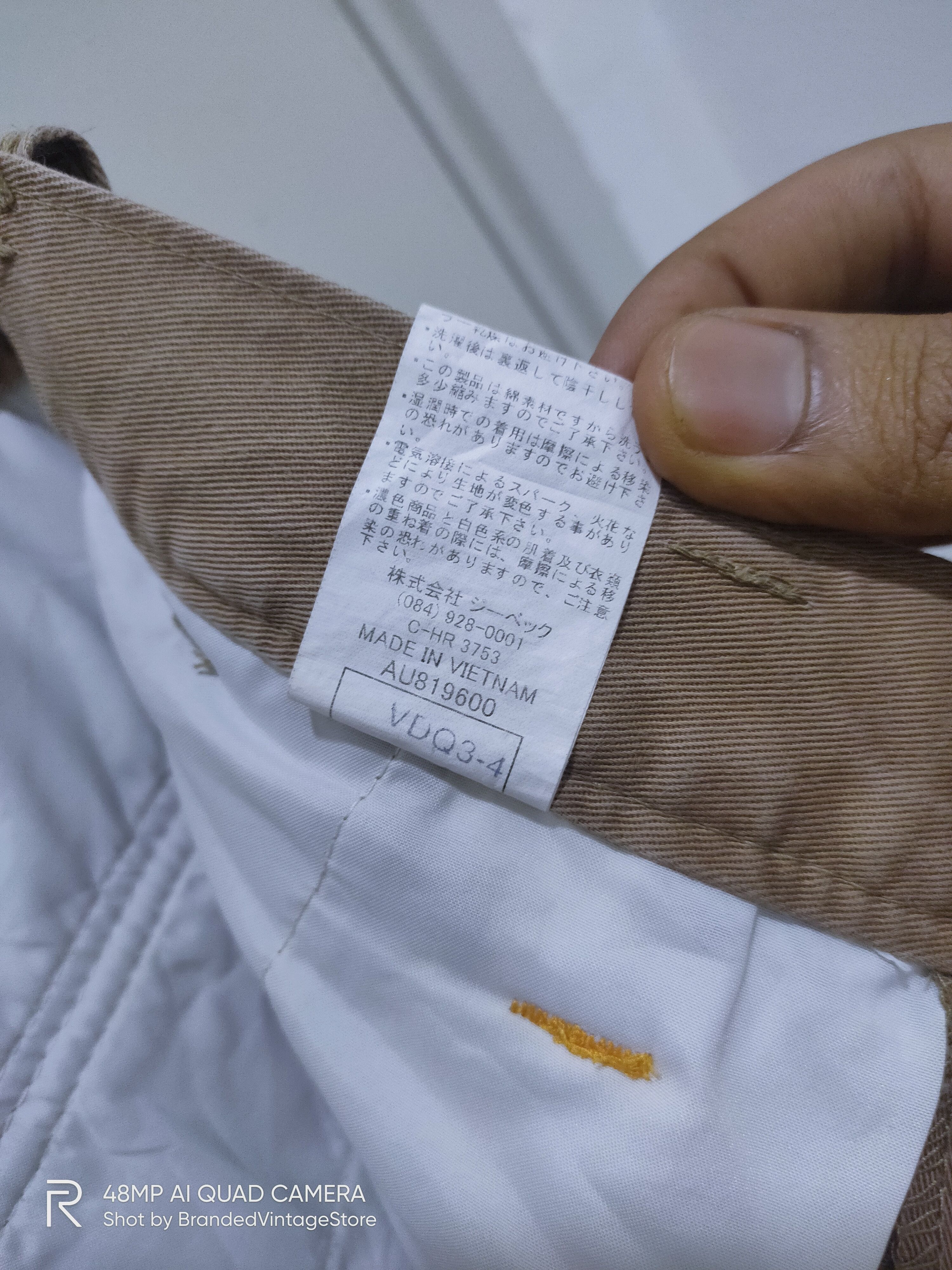Japanese Brand XEBEC SPIRIT KAKUDA Multipocket Khaki Workwear Cargo Pants Size US 30 / EU 46 - 19 Thumbnail