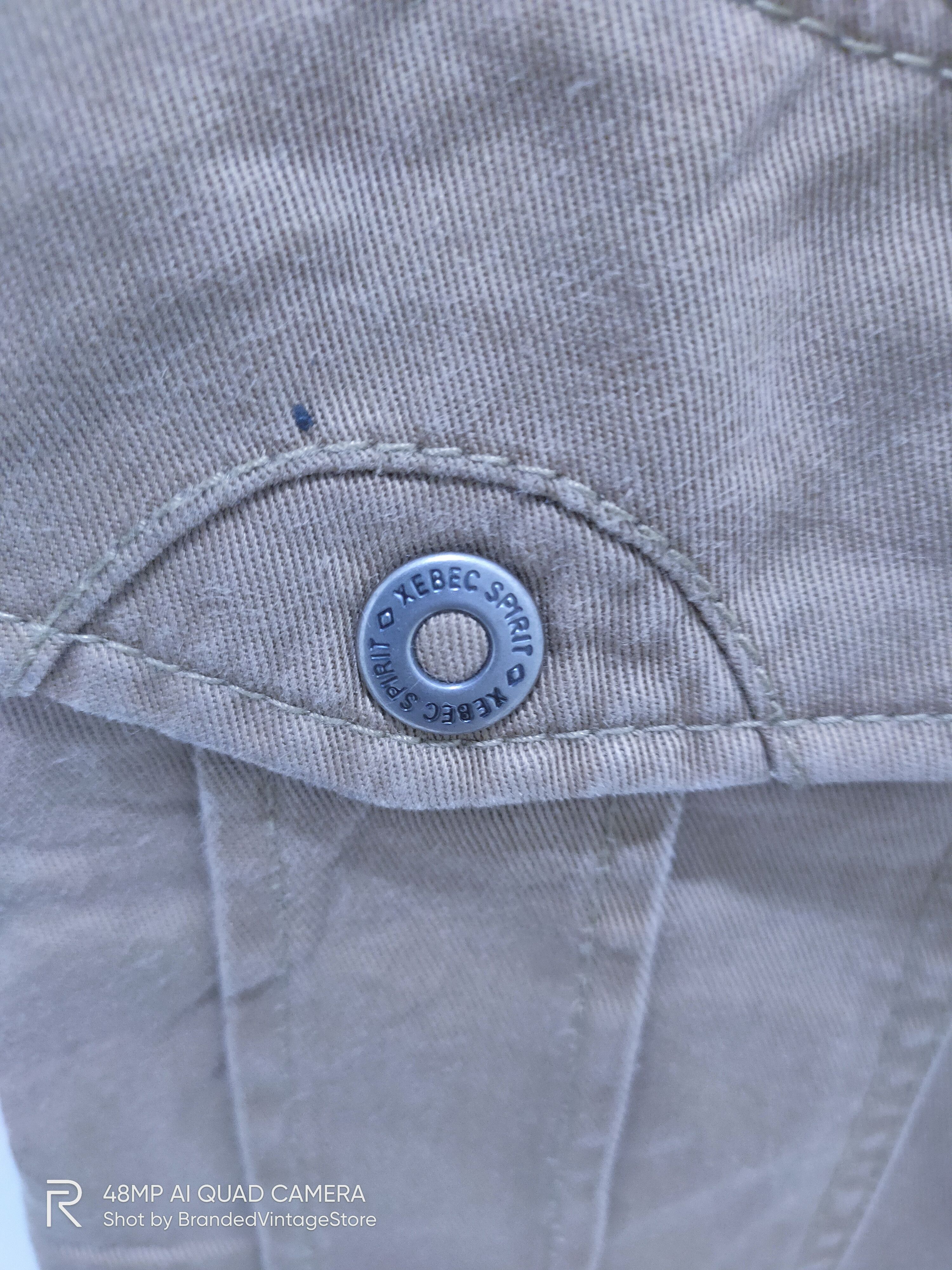Japanese Brand XEBEC SPIRIT KAKUDA Multipocket Khaki Workwear Cargo Pants Size US 30 / EU 46 - 15 Thumbnail