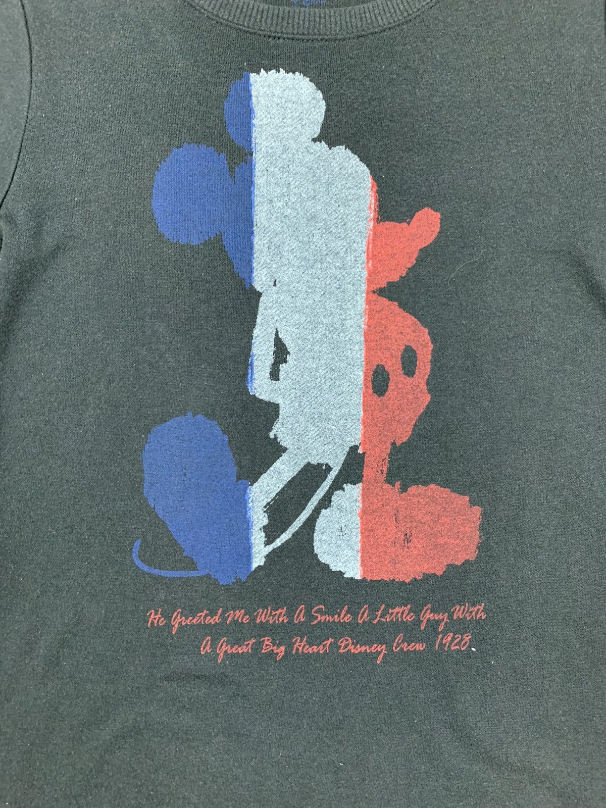 Disney × Mickey Mouse DISNEY MICKEY&MINNIE France Tour BigLogo Graphic Sweatshirt Size US M / EU 48-50 / 2 - 4 Thumbnail