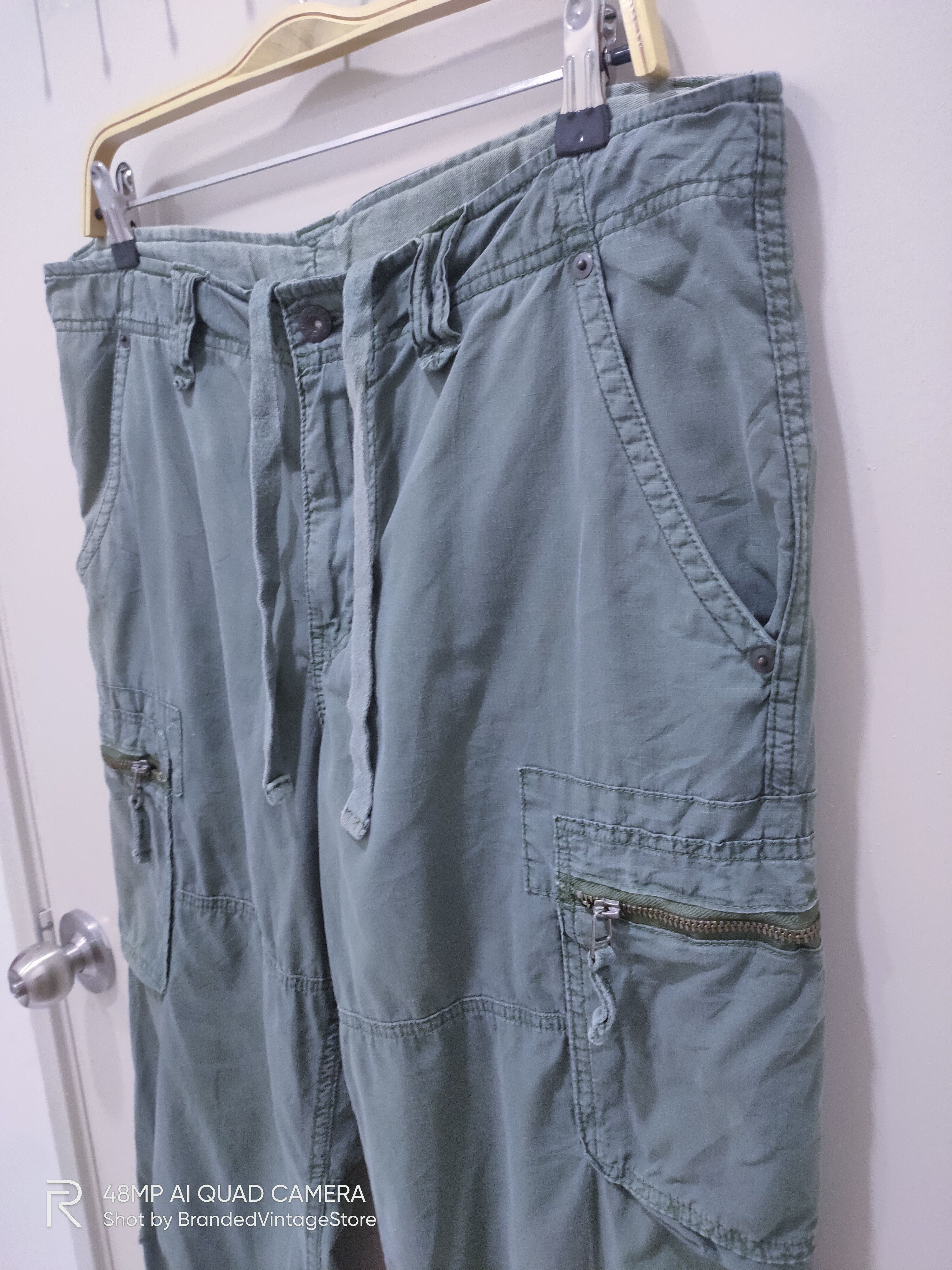 Designer × Japanese Brand × Seditionaries JAPANESE BRAND Bondage Fashion Punk Style Crop Cargo Pants Size US 36 / EU 52 - 9 Thumbnail