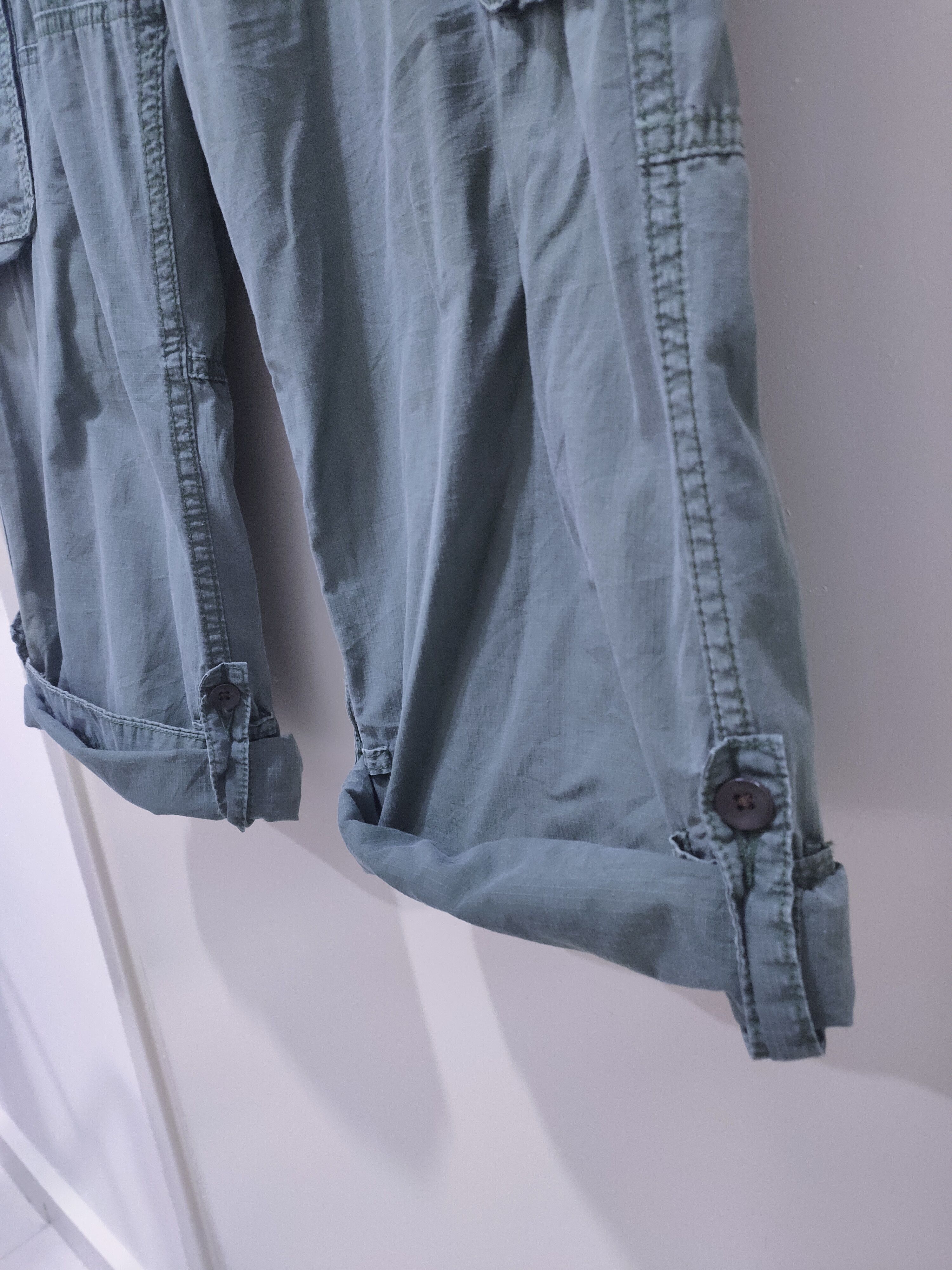Designer × Japanese Brand × Seditionaries JAPANESE BRAND Bondage Fashion Punk Style Crop Cargo Pants Size US 36 / EU 52 - 22 Thumbnail