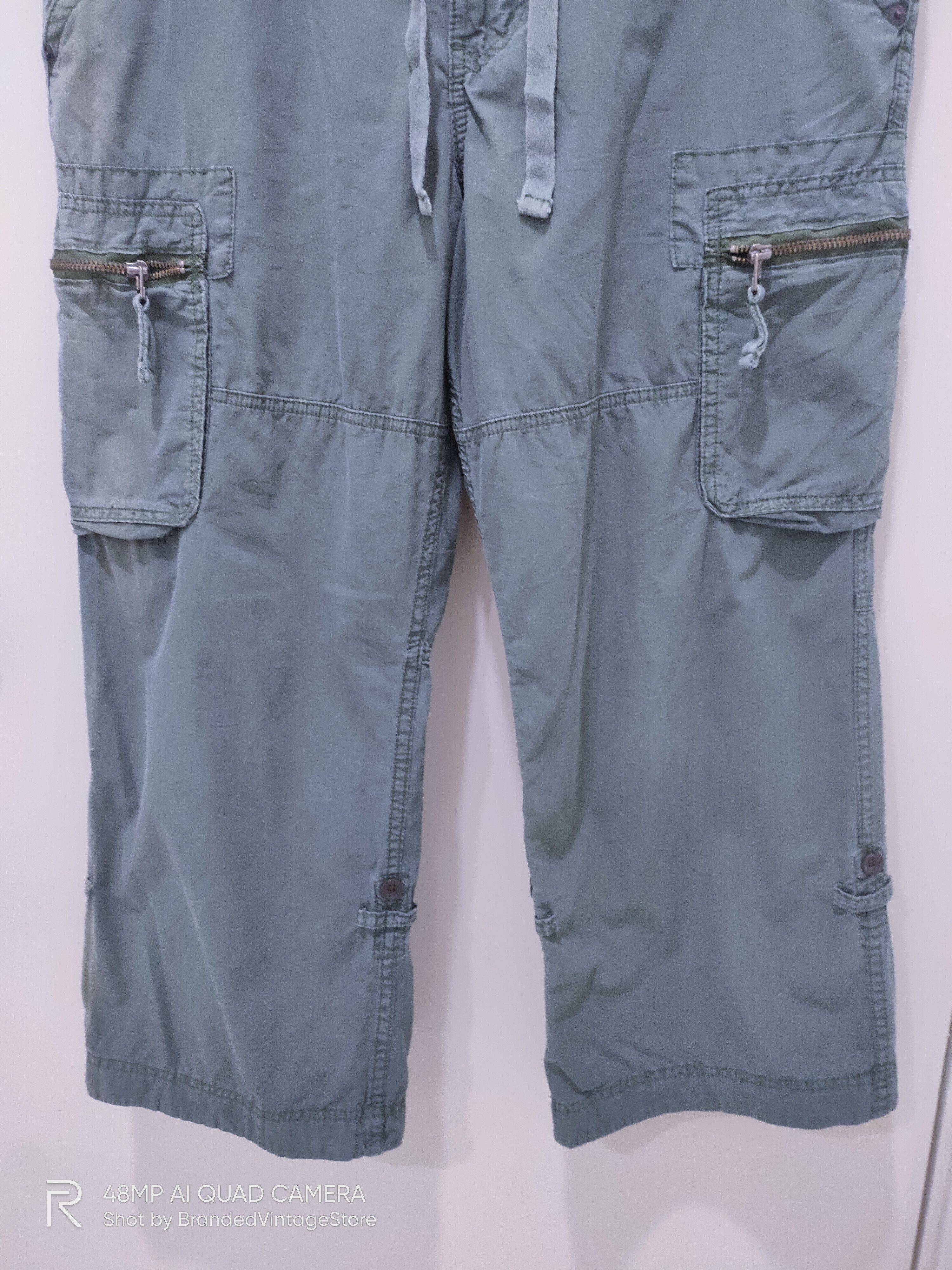 Designer × Japanese Brand × Seditionaries JAPANESE BRAND Bondage Fashion Punk Style Crop Cargo Pants Size US 36 / EU 52 - 6 Thumbnail