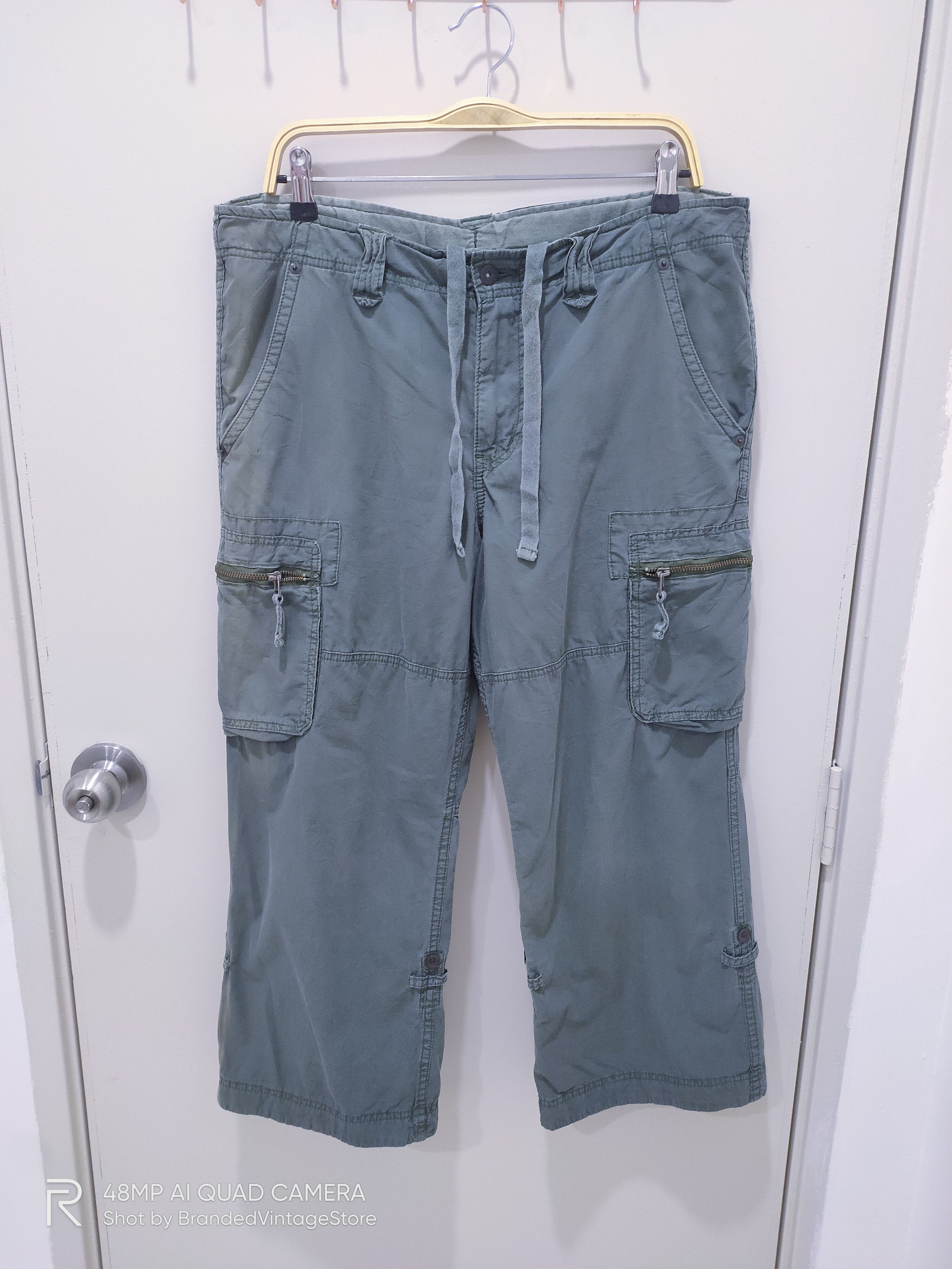 Designer × Japanese Brand × Seditionaries JAPANESE BRAND Bondage Fashion Punk Style Crop Cargo Pants Size US 36 / EU 52 - 1 Thumbnail
