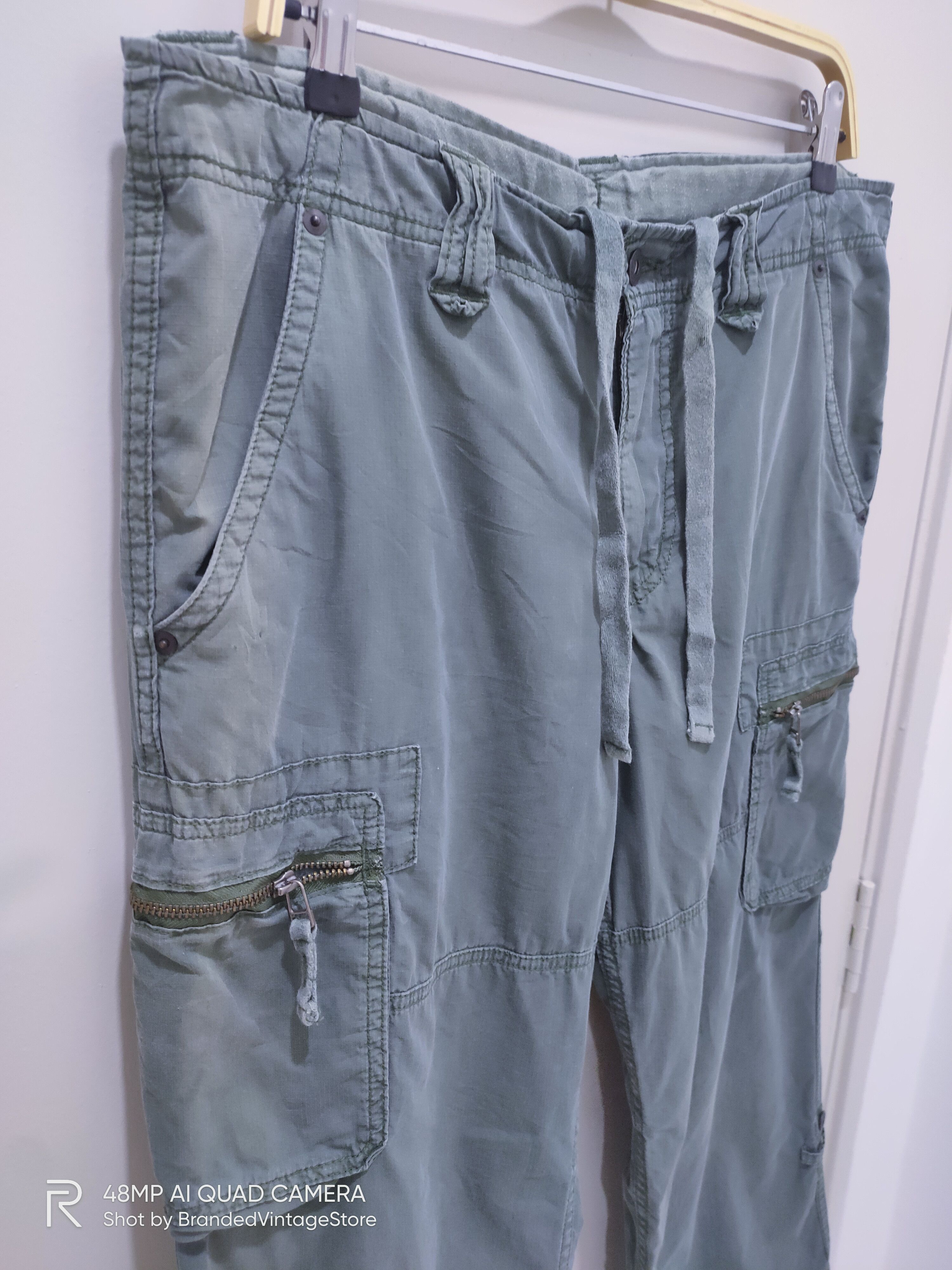 Designer × Japanese Brand × Seditionaries JAPANESE BRAND Bondage Fashion Punk Style Crop Cargo Pants Size US 36 / EU 52 - 7 Thumbnail