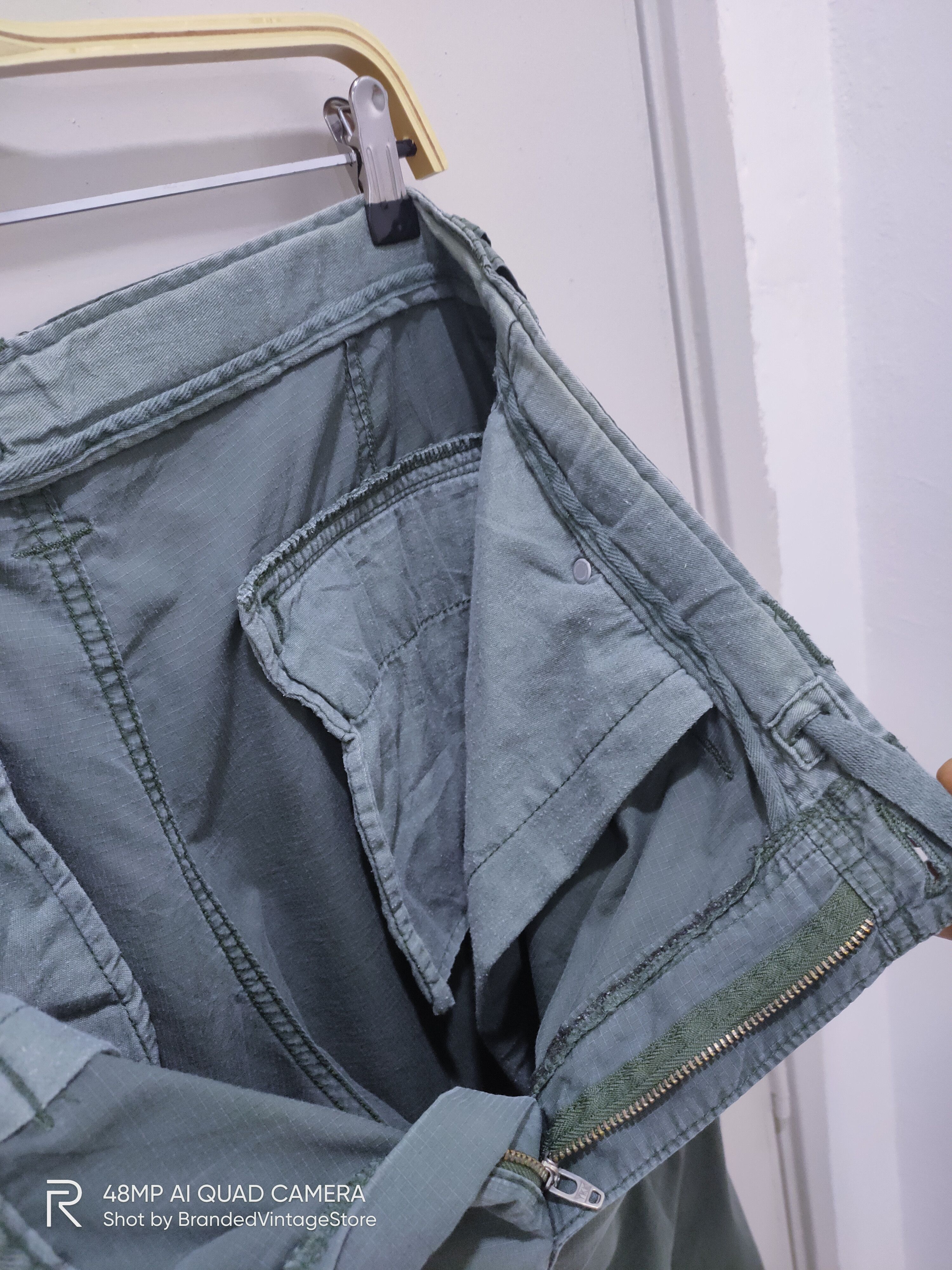 Designer × Japanese Brand × Seditionaries JAPANESE BRAND Bondage Fashion Punk Style Crop Cargo Pants Size US 36 / EU 52 - 20 Thumbnail