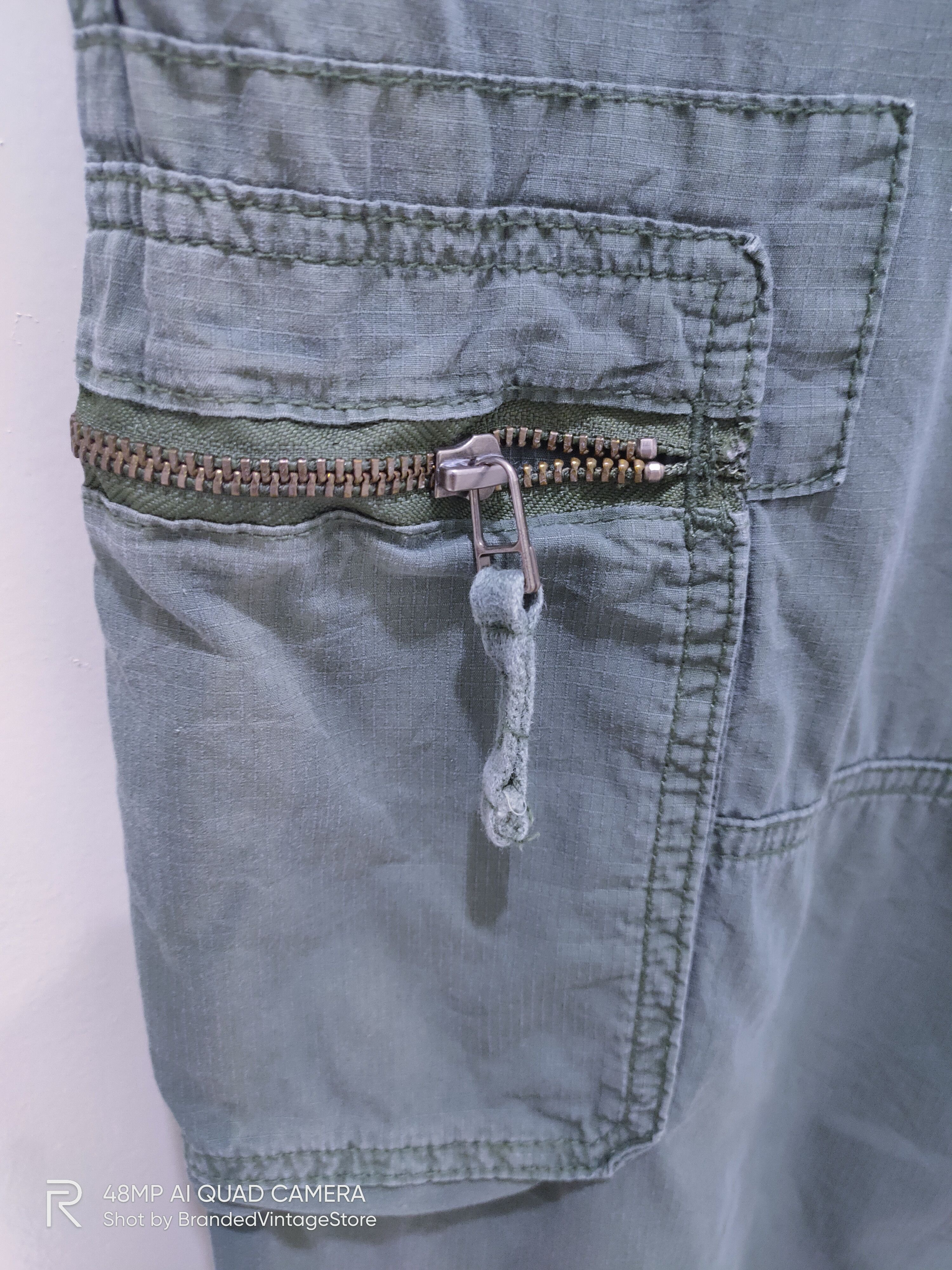 Designer × Japanese Brand × Seditionaries JAPANESE BRAND Bondage Fashion Punk Style Crop Cargo Pants Size US 36 / EU 52 - 16 Thumbnail