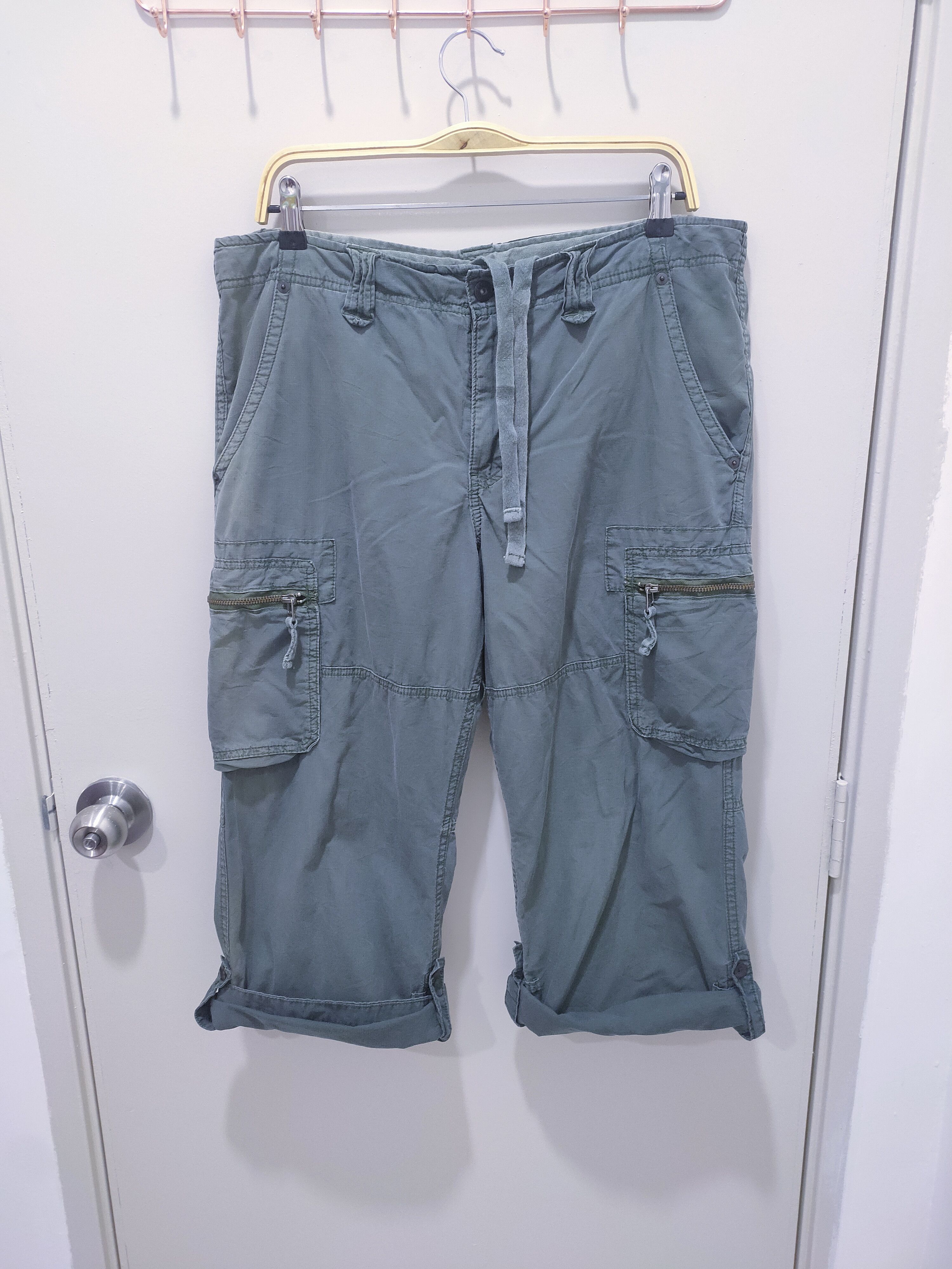 Designer × Japanese Brand × Seditionaries JAPANESE BRAND Bondage Fashion Punk Style Crop Cargo Pants Size US 36 / EU 52 - 3 Thumbnail